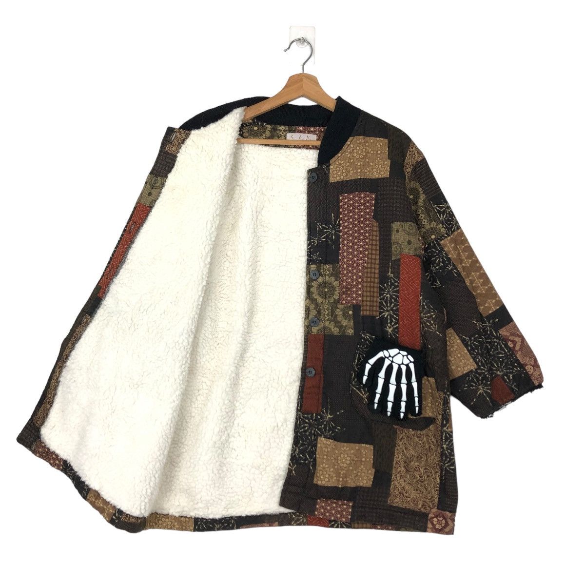 Japanese Brand 🔥NAVAJO AZTEC NATIVE DESIGN TRADITIONAL BUTTON JACKET Size US L / EU 52-54 / 3 - 8 Thumbnail