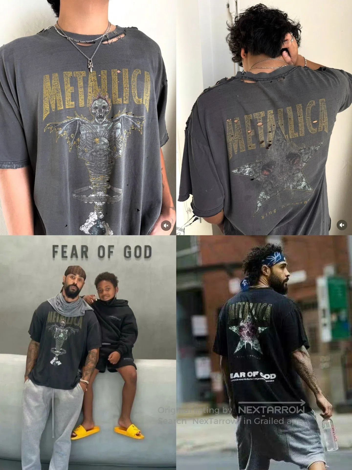 Vintage Vintage 1996 Metallica Fear of God Tee. Size US XXL / EU 58 / 5 - 7 Thumbnail