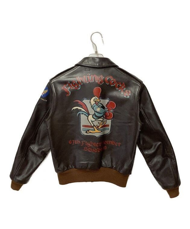 The Real McCoy's real mccoy's hand-painted fighting cocks bomber Size US S / EU 44-46 / 1 - 1 Thumbnail