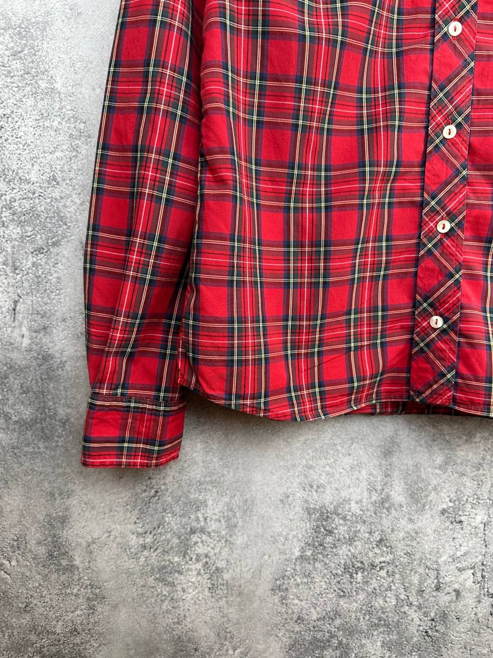 Fred Perry Fred Perry Reissues Red Tartan Check Button-Down Shirt Size M / US 6-8 / IT 42-44 - 6 Thumbnail