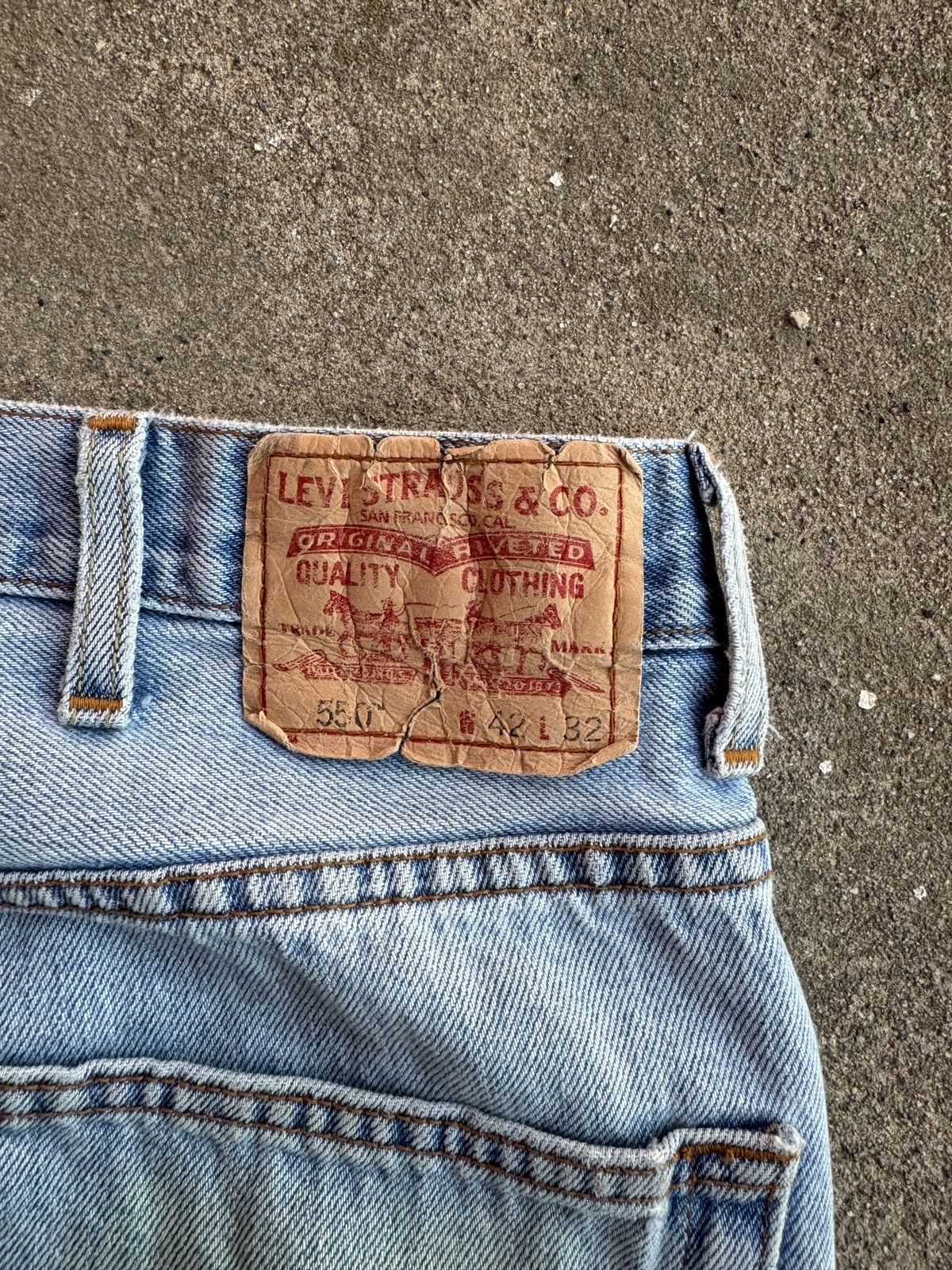 Levi's × Vintage Vintage Levi 550 baggy Size US 42 / EU 58 - 4 Thumbnail