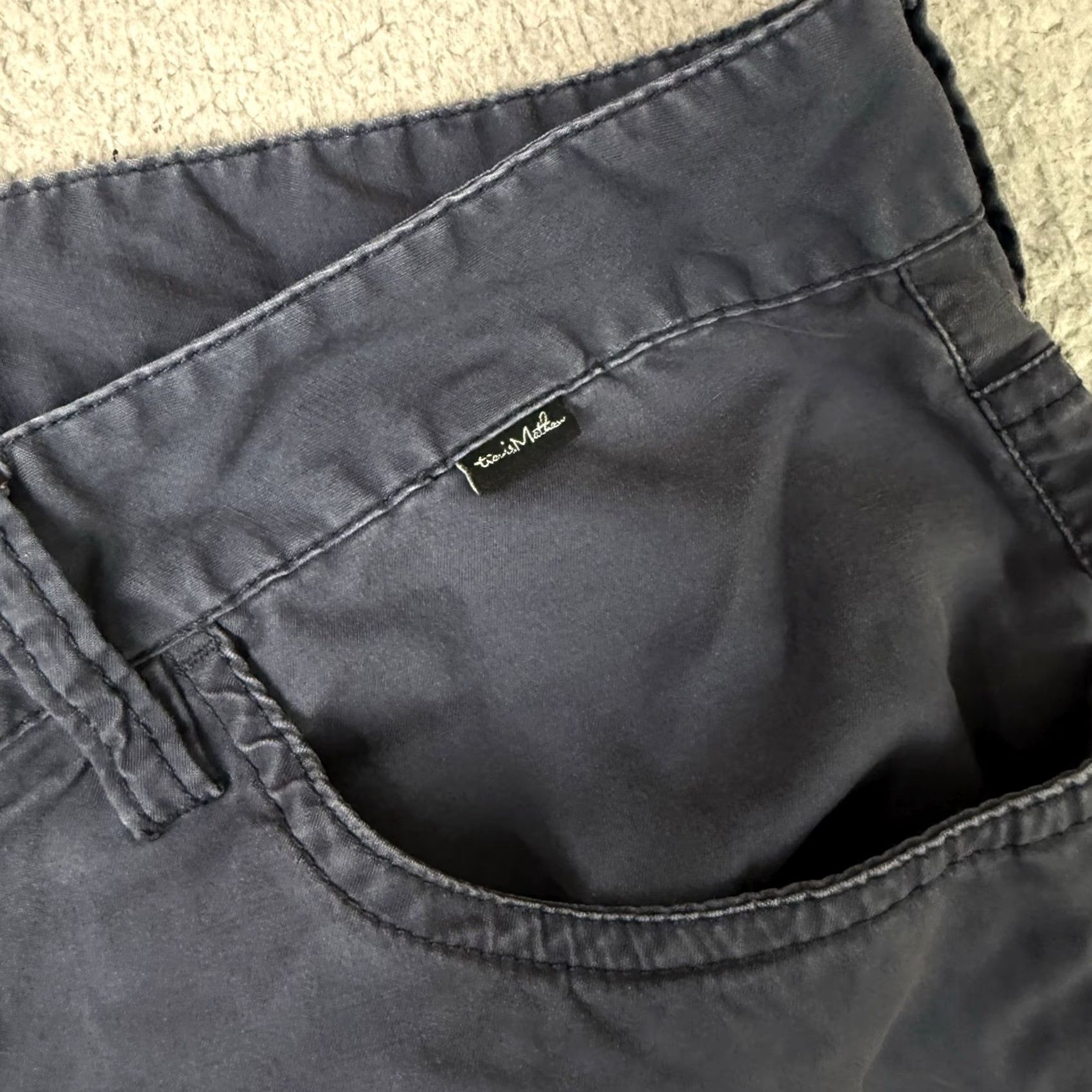 TravisMathew Travis Mathew Jeans Men 34x32 Navy Blue Tencel Stretch Classic Pattern: Solid Size US 34 / EU 50 - 5 Thumbnail