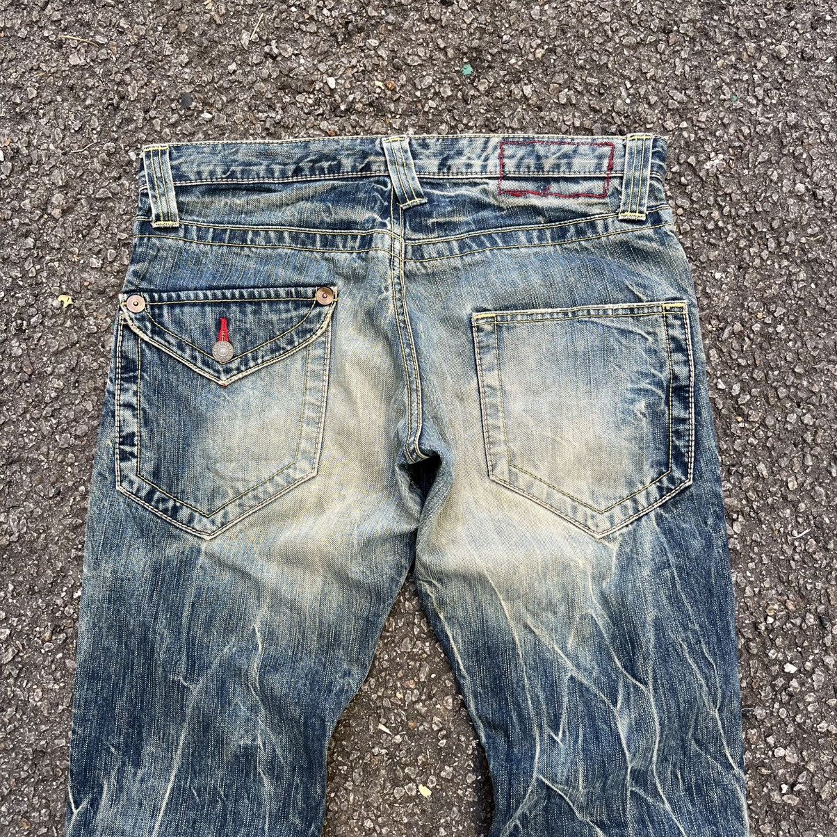 Hysteric Glamour Flared Japanese Vtg Blue Way Rusty Whiskered Mudwash Jeans Size US 30 / EU 46 - 14 Thumbnail