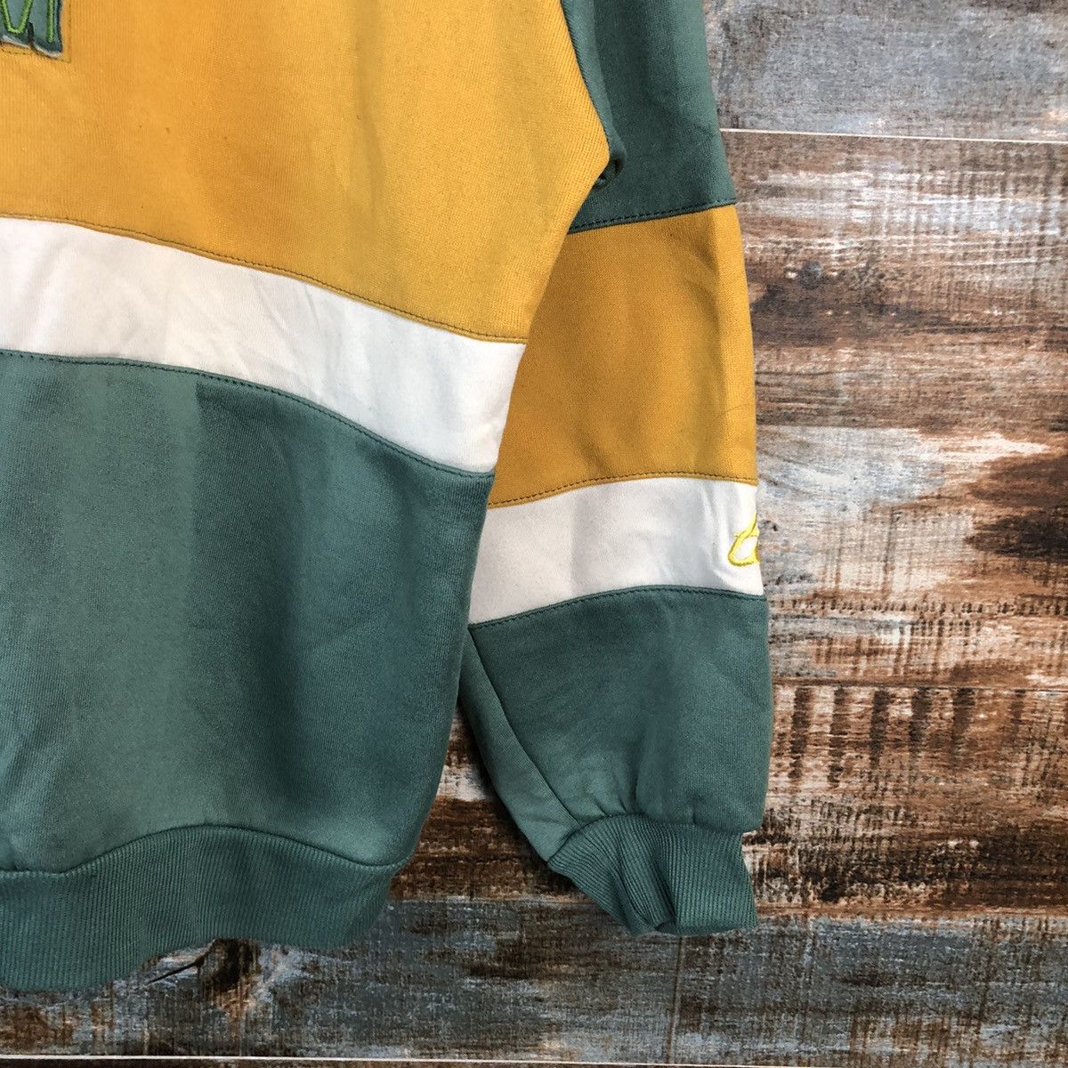 Japanese Brand NUM Green vintage Hoodie #A2198 Size US L / EU 52-54 / 3 - 8 Thumbnail