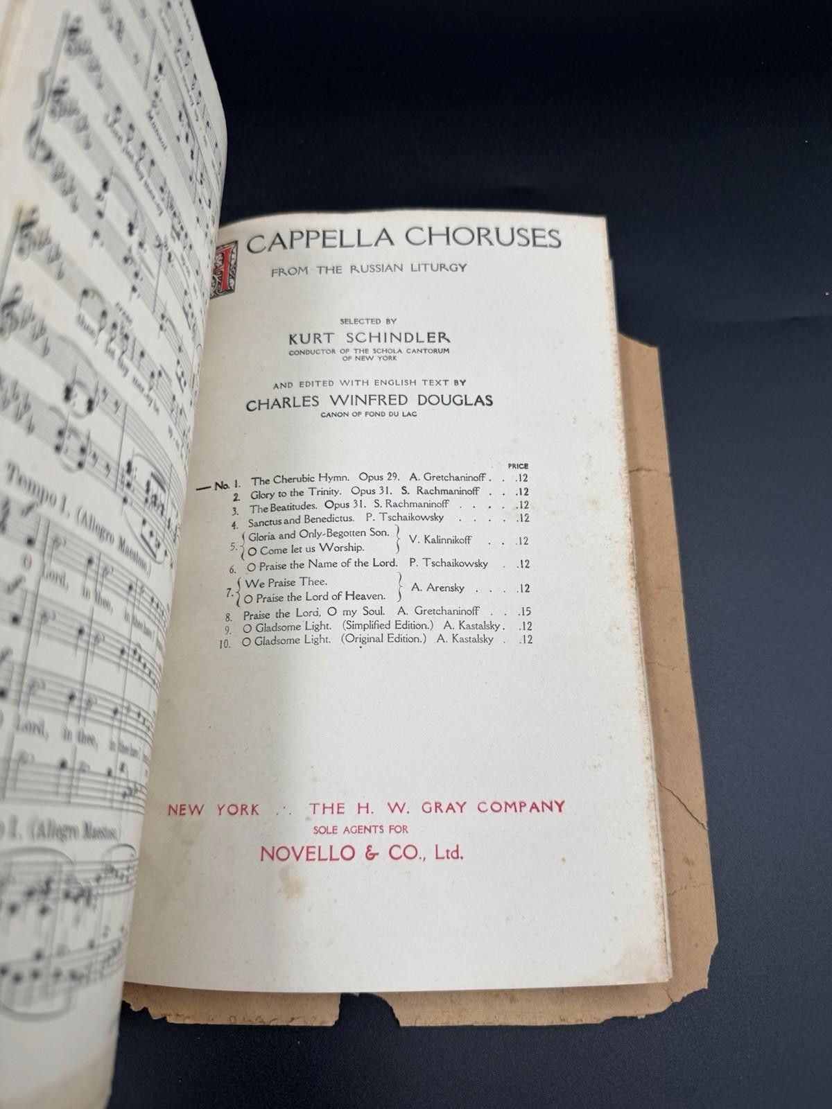 Designer 1918 Choir Guild Festival Service Pamphlet New Hampshire Size ONE SIZE - 5 Thumbnail