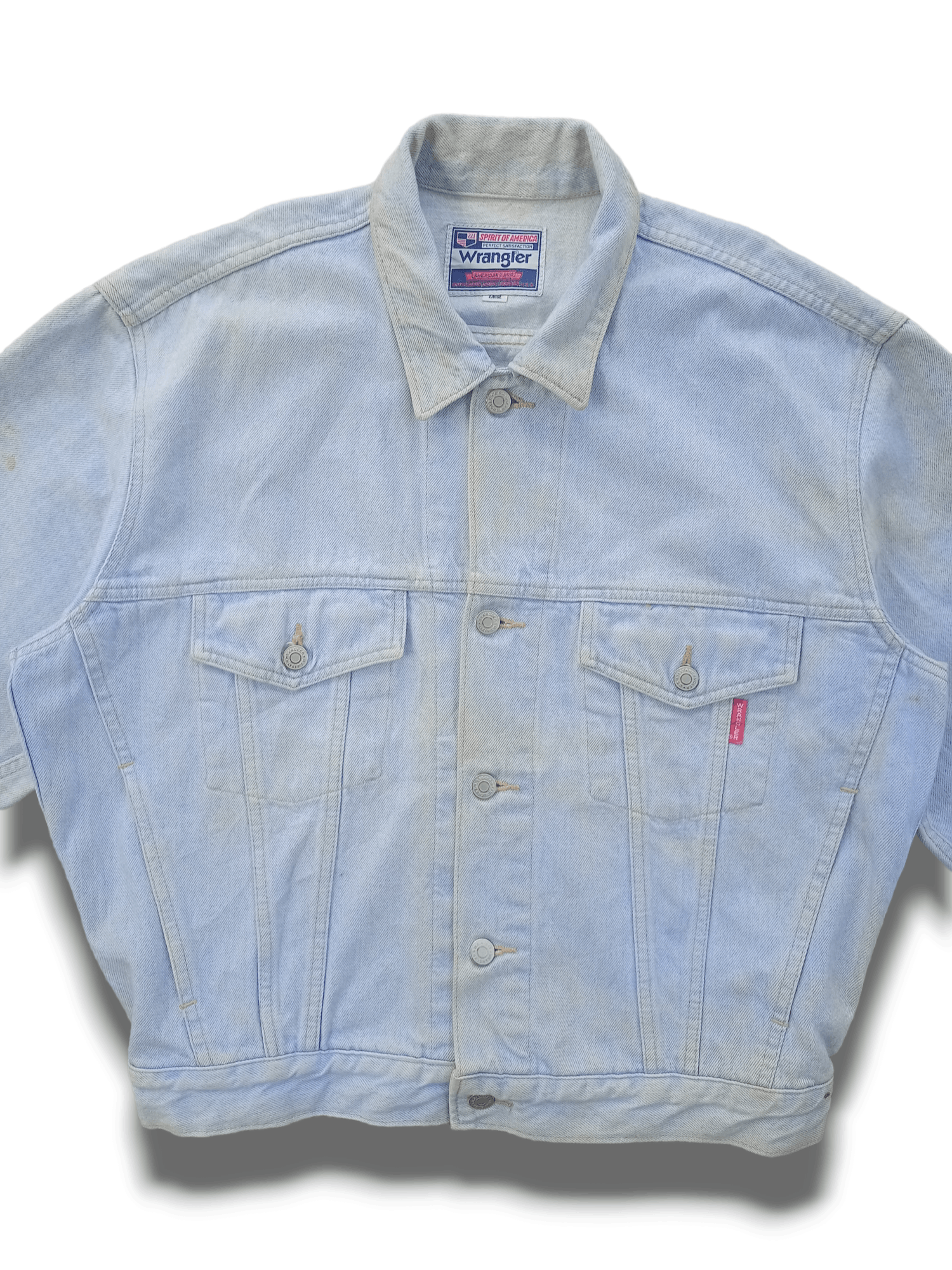 Wrangler Vintage Japan Wrangler Buckle Back Denim Jacket Size Medium Size US M / EU 48-50 / 2 - 5 Thumbnail