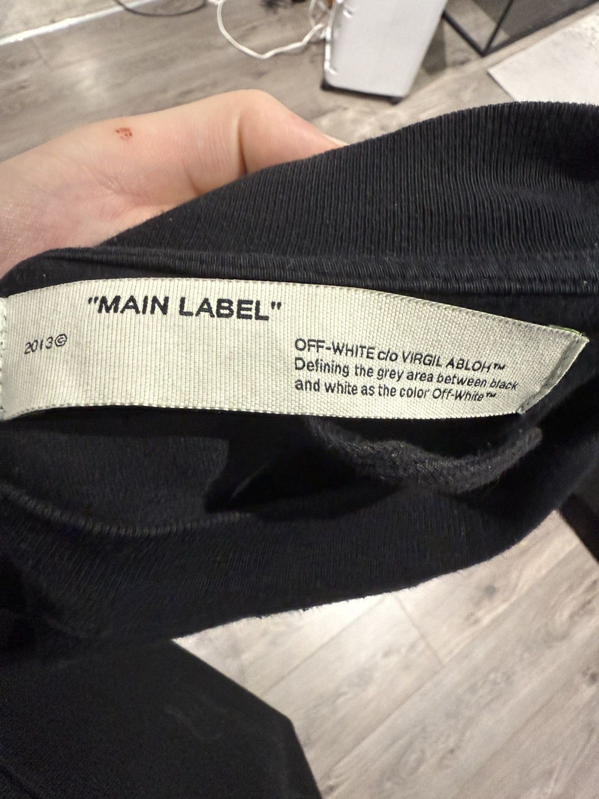 Off-White OFFWHITE FW2019 INDUSTRIAL PRINTED/RUINED FACTORY SWEATER Size US XL / EU 56 / 4 - 5 Thumbnail