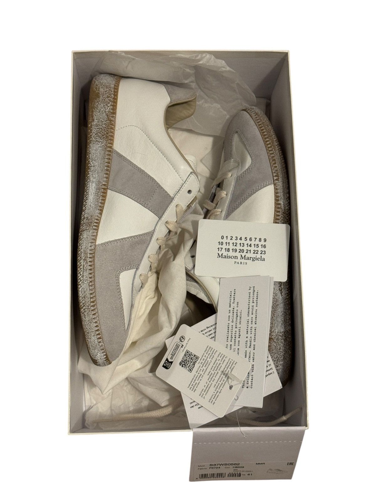 Maison Margiela Maison Margiela Replica Gat White Size US 8 / EU 41 - 16 Thumbnail