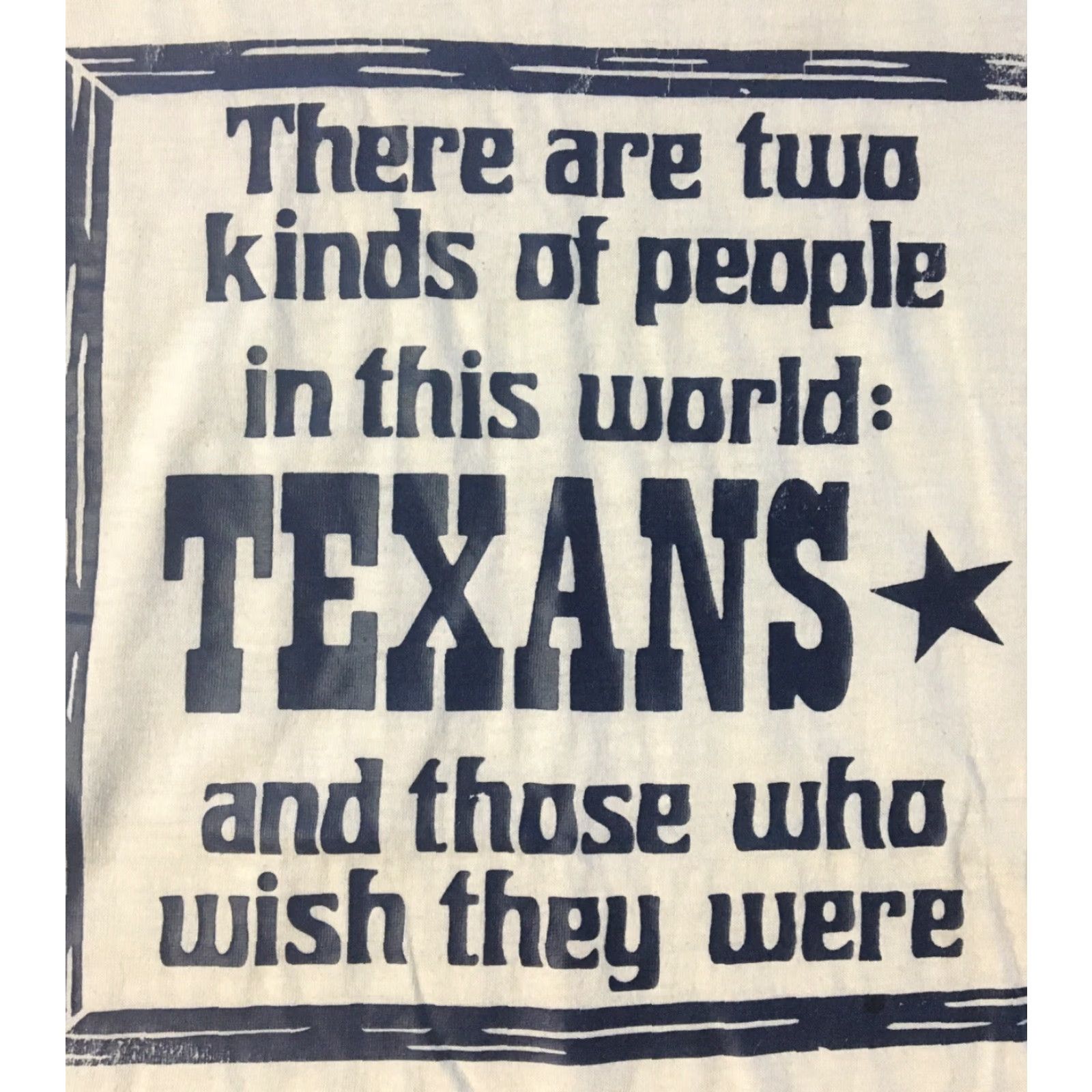 Vintage VINTAGE 70s Texas 2 Kinds Of People Faded Shirt M Single Stitch Grunge Funny Biker Size US M / EU 48-50 / 2 - 2 Thumbnail