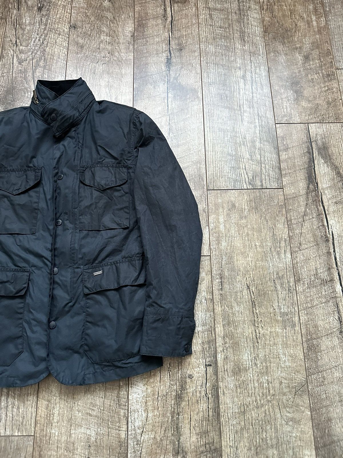 Barbour Vintage Barbour Tailored Sapper Waxed Jacket Size US S / EU 44-46 / 1 - 4 Thumbnail