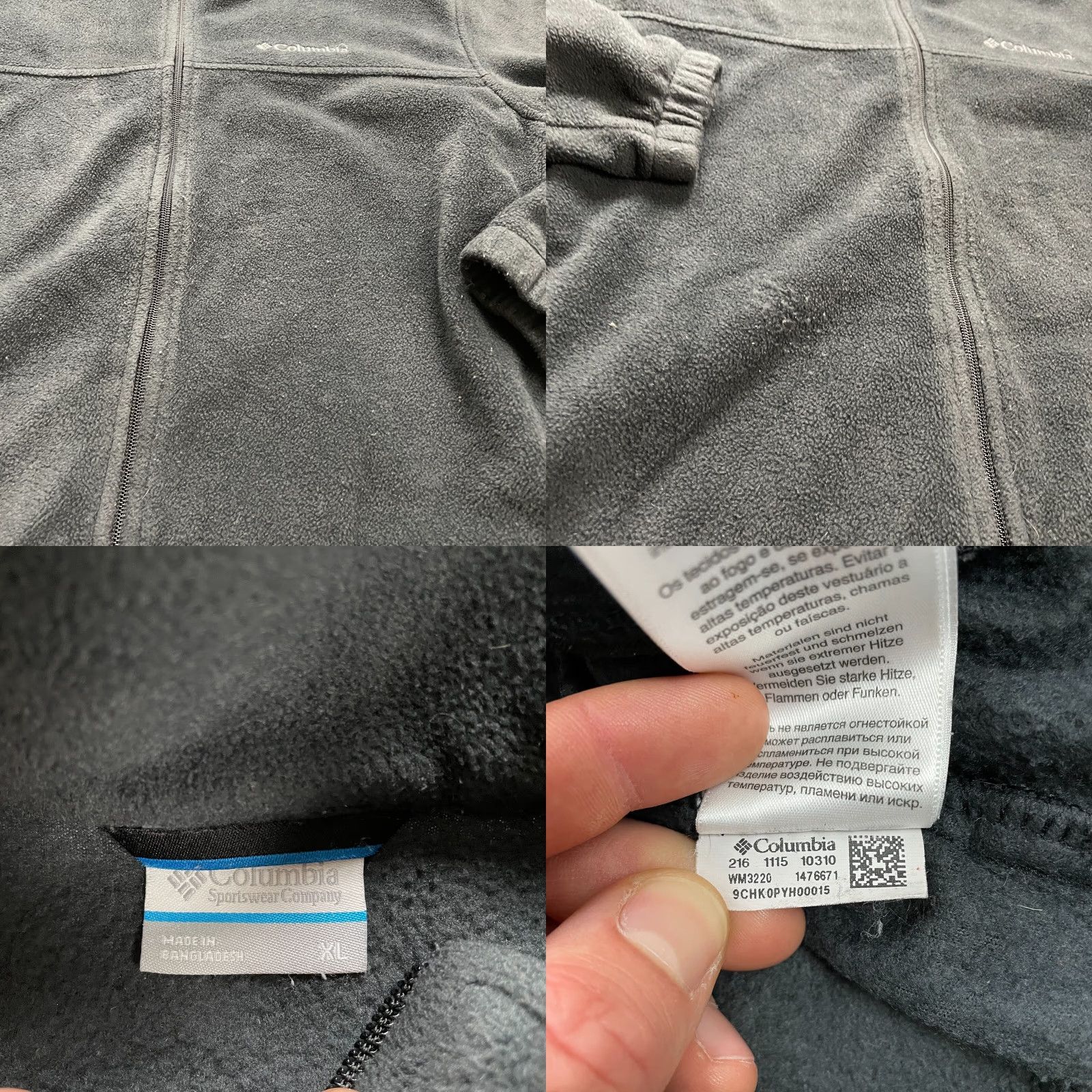 Vintage Columbia Jacket Men XL Black Fleece Steens Mountain Full Zip Pocket Outdoor Hike Size US XL / EU 56 / 4 - 8 Thumbnail