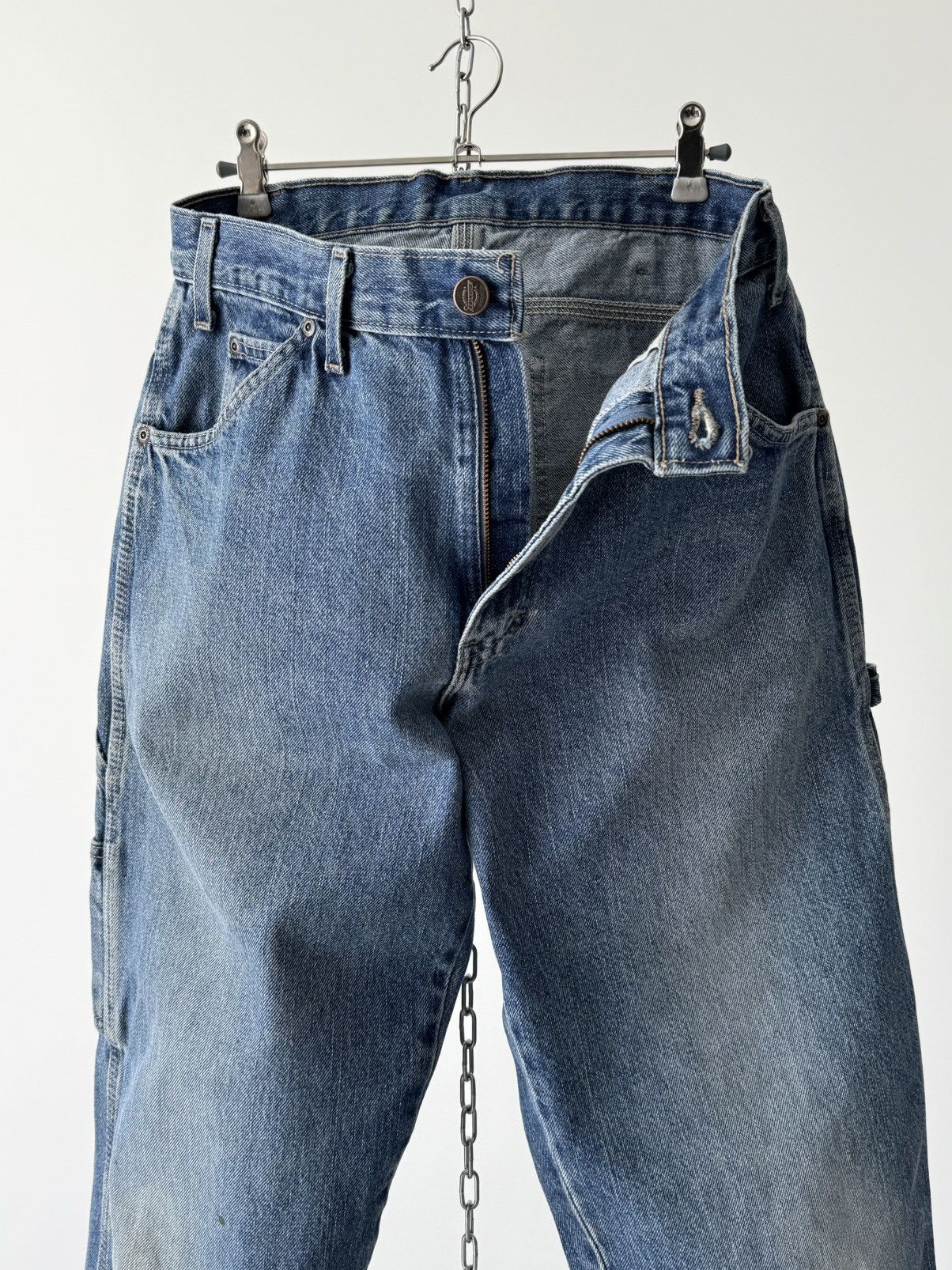 Dickies Vintage 00s Dickies Work Faded Carpenter Jeans Pants Size US 32 / EU 48 - 3 Thumbnail