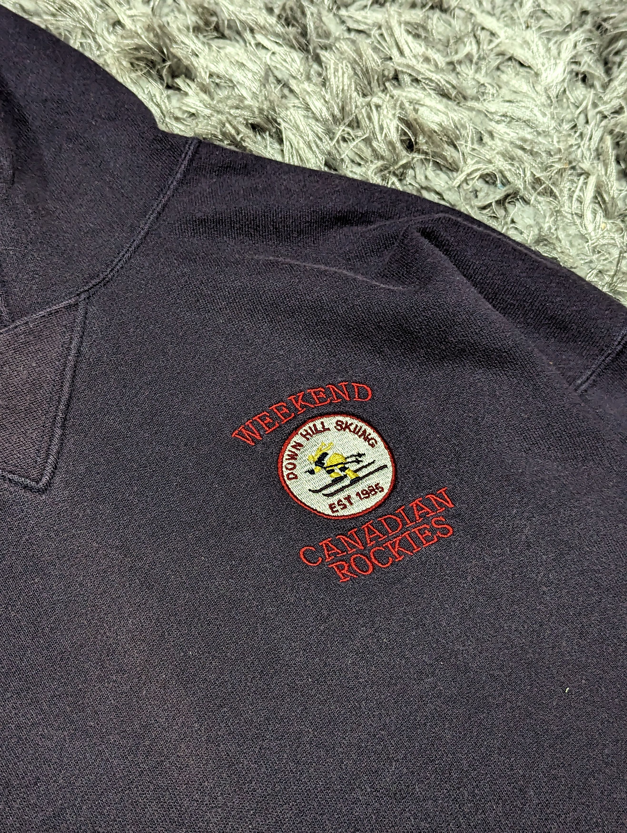 Vintage Weekend Canadian Rockies Sweatshirt Pullover Sweater Hoodie Size US M / EU 48-50 / 2 - 9 Thumbnail
