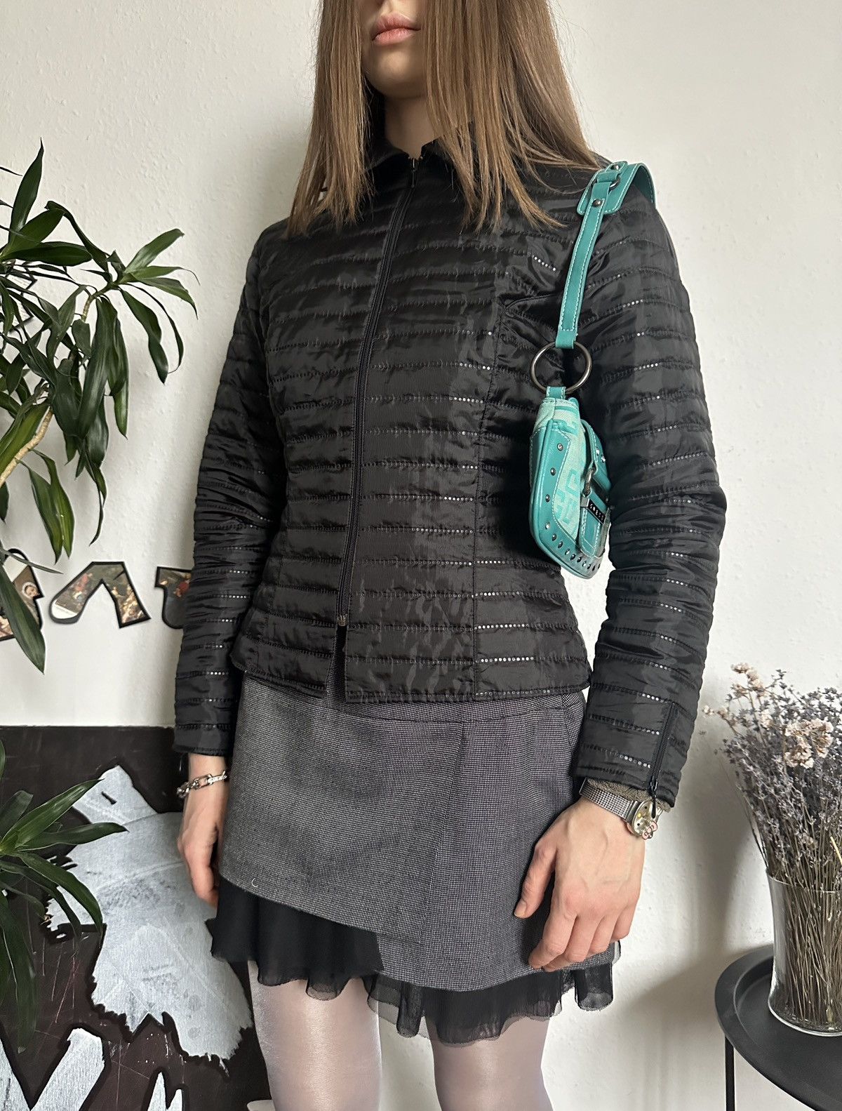 Luxury Vintage Skinny Silhouette Quilted Jacket