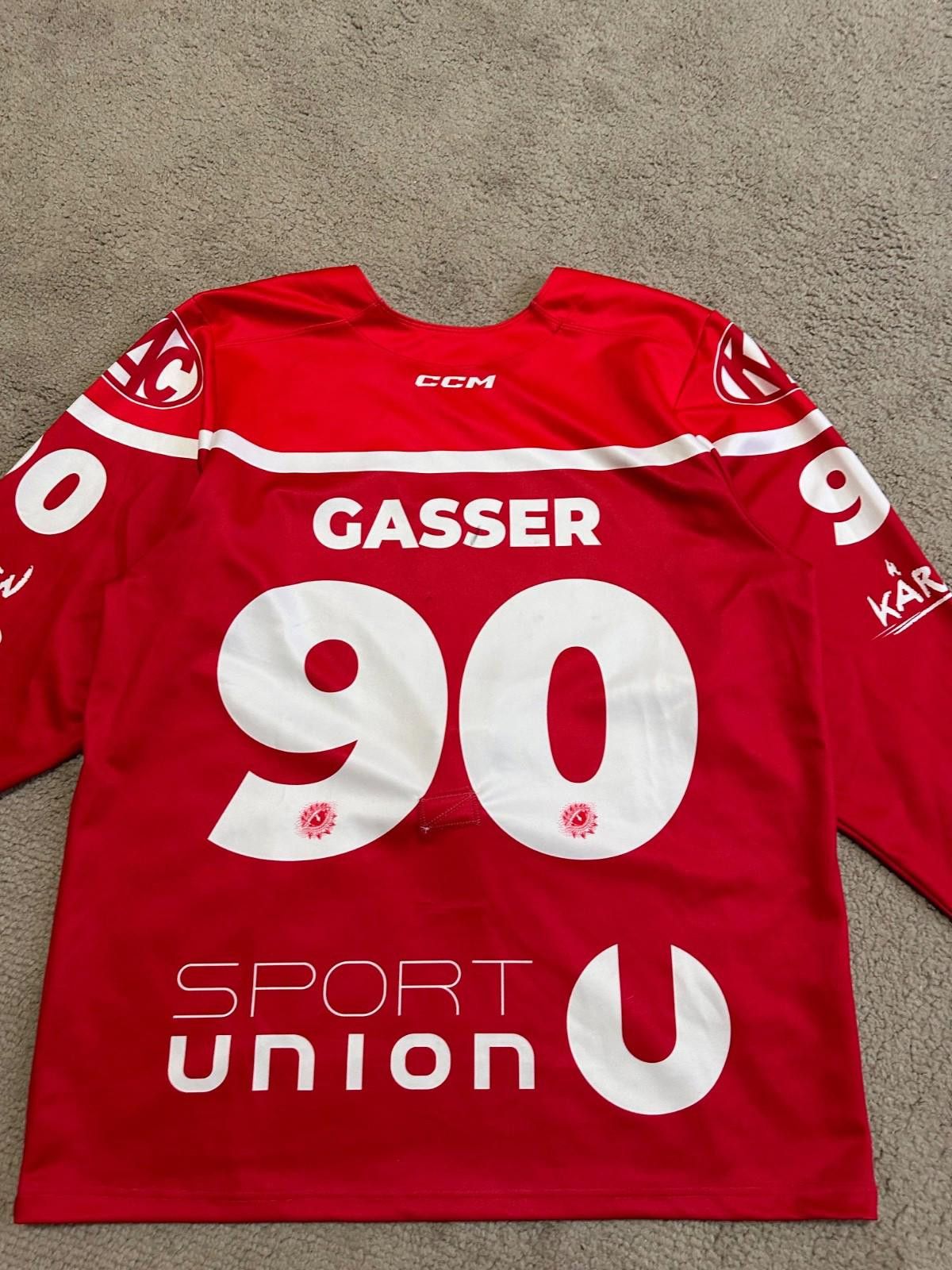 Ccm CCM KAC Klagenfurt Dragons Ice Hockey Jersey Sz XL #90Gasser Size US XL / EU 56 / 4 - 8 Thumbnail