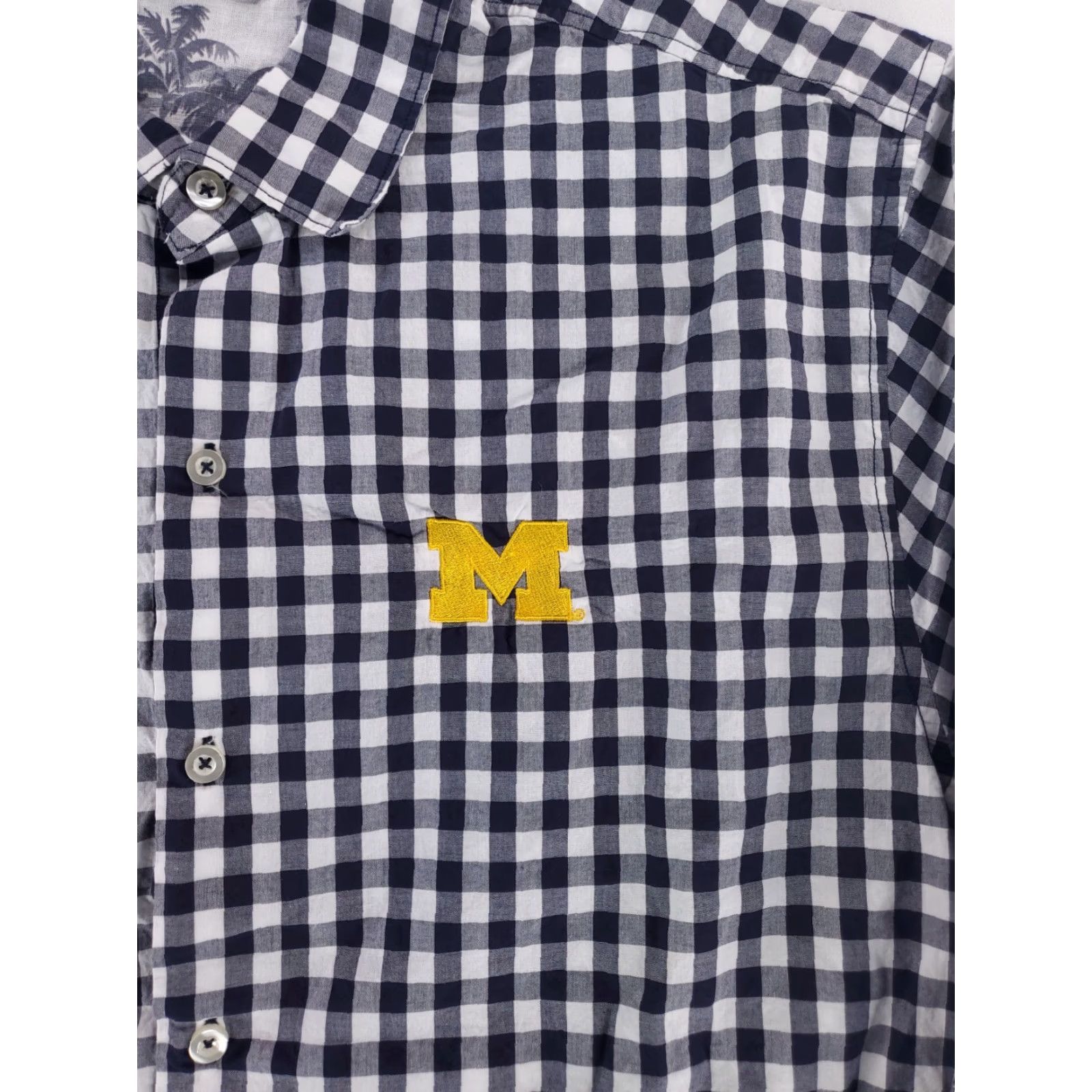 Tommy Bahama Tommy Bahama Button Down Shirt University Michigan Check Plaid Mens XL Multicolor Long Sleeve SHIRT Mens XL Size US XL / EU 56 / 4 - 4 Thumbnail
