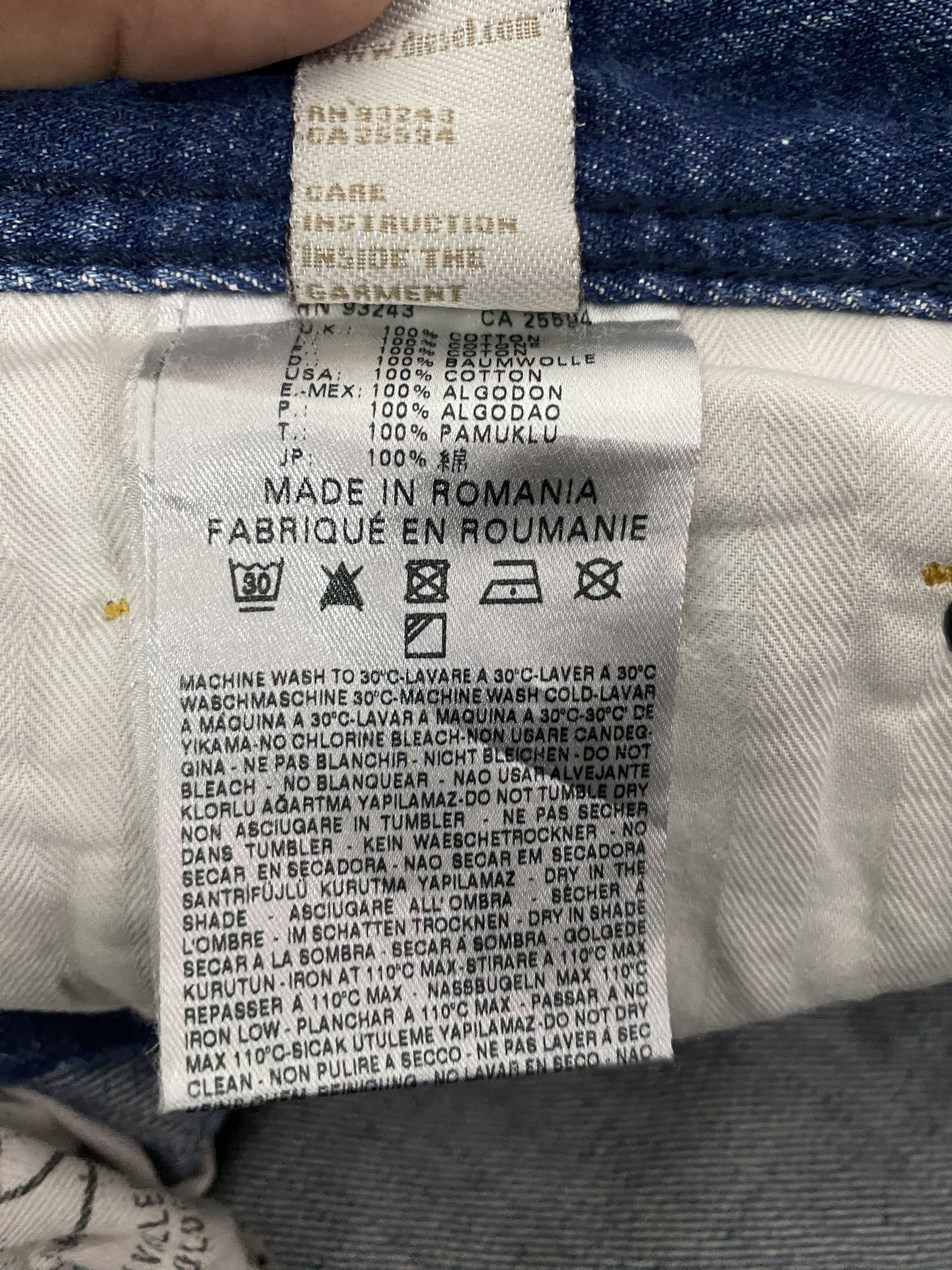Diesel DIESEL BRAVEFORT 0801M Comfort Carrot Distressed Jeans Size US 34 / EU 50 - 16 Thumbnail