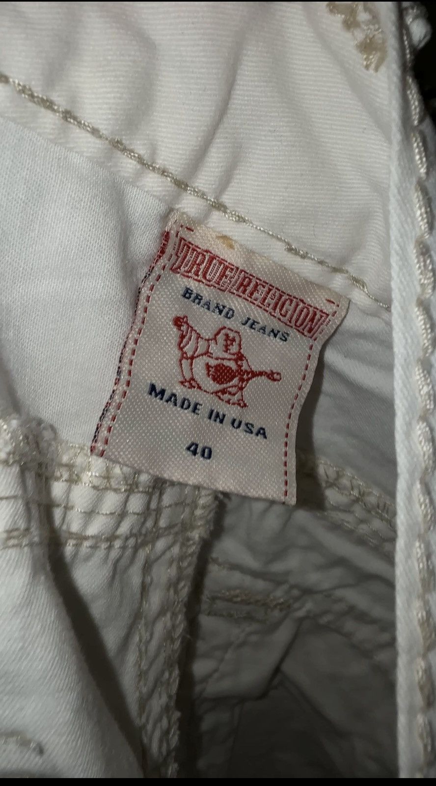 True Religion True Religion Jeans (White) Size US 38 / EU 54 - 5 Thumbnail