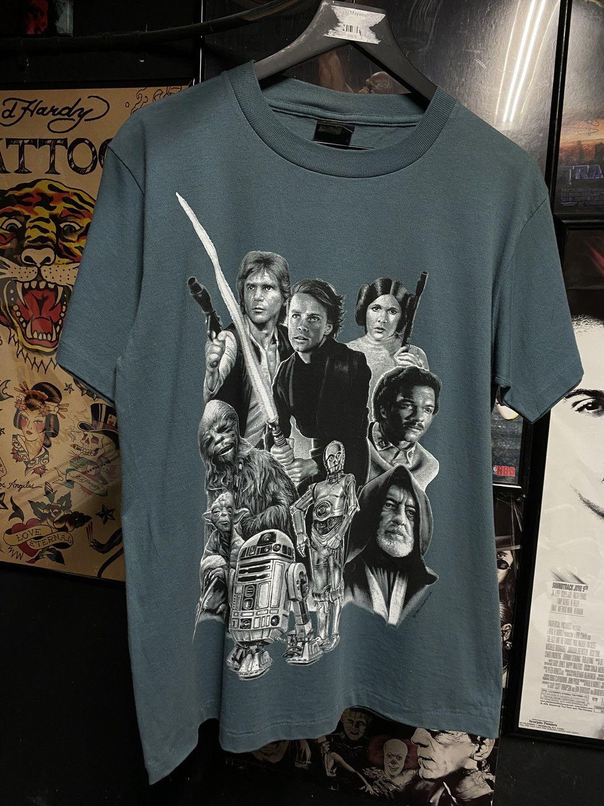 Vintage Vintage 90’s Star wars T-Shirt Vtg Movie Tee Medium Size US M / EU 48-50 / 2 - 8 Thumbnail