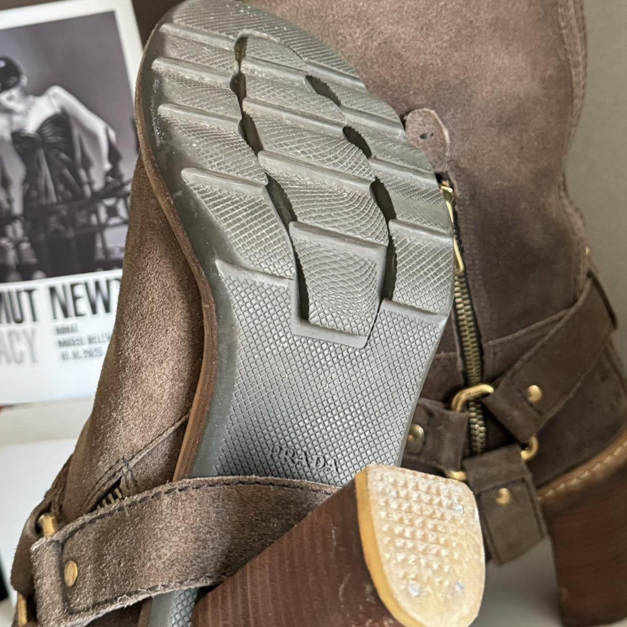 Prada Prada Archive Vintage biker gladiator boots with many belts Size US 6.5 / IT 36.5 - 6 Thumbnail