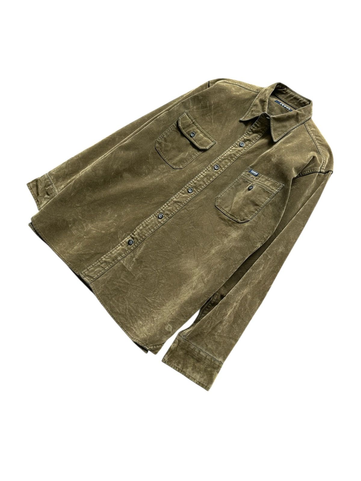 Kansai Yamamoto 00's Kansai Jeans moleskin denim shirt Size US L / EU 52-54 / 3 - 3 Thumbnail