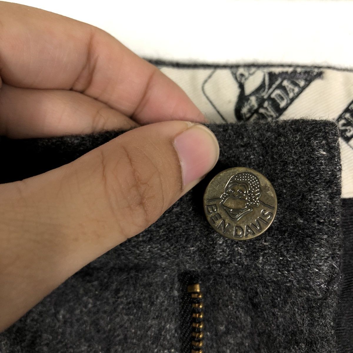Japanese Brand 💥Vintage Wool Pants Ben Davis Japan Made Issey Miyake Size US 31 - 10 Thumbnail
