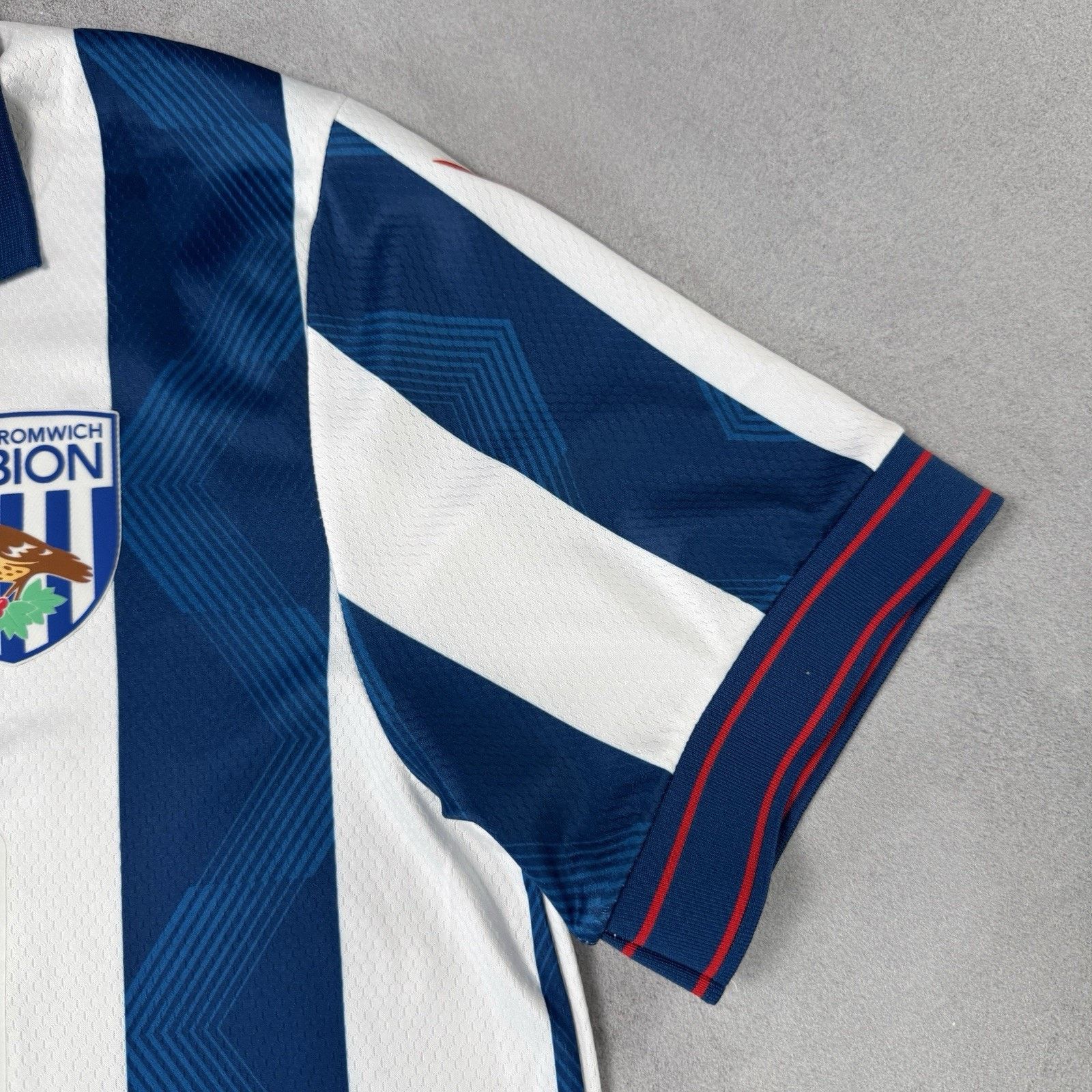 Macron West Bromwich Albion Home 2024 2025 Soccer Jersey Size L Size US L / EU 52-54 / 3 - 2 Thumbnail