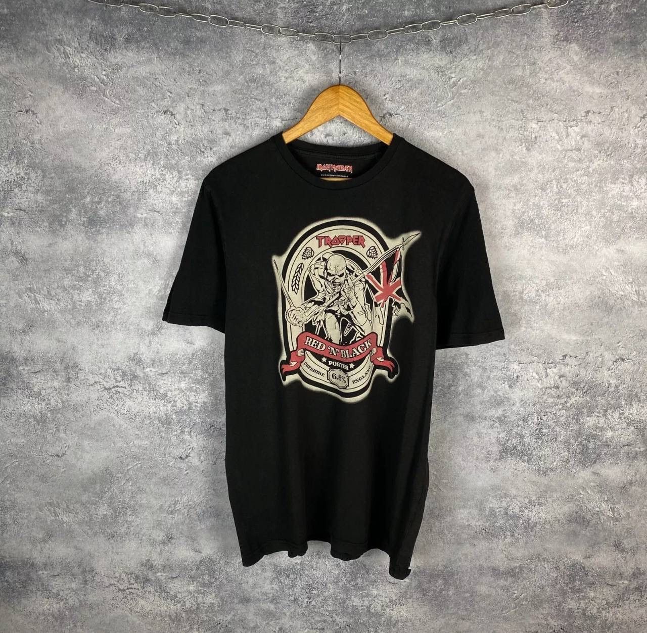 Band Tees × Iron Maiden × Vintage Iron Maiden Tee Men's Size L Black Short Sleeve Size US L / EU 52-54 / 3 - 1 Thumbnail