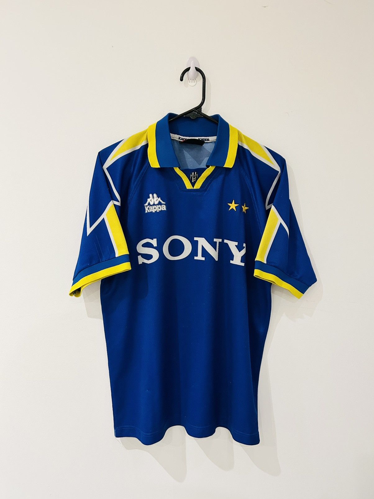 ウェア Juventus Away Jersey 1995-96 Kappa Vintage Juventus FC Away Jersey 1995-1996 Blue XL #6 Paolo