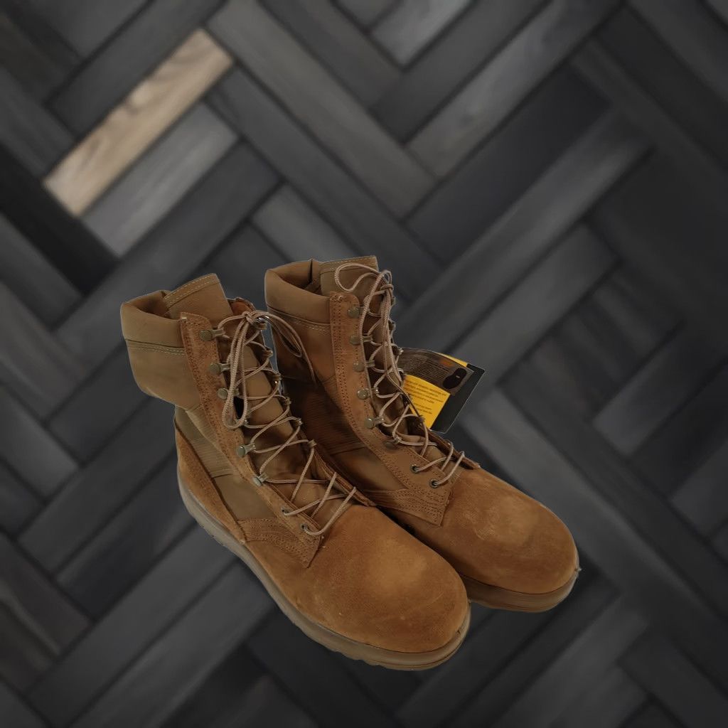 Vibram Belleville Mens Size 15 Brown Combat Military Vibram Sole Made USA AHWC Boots Size US 15 / EU 48 - 1 Thumbnail