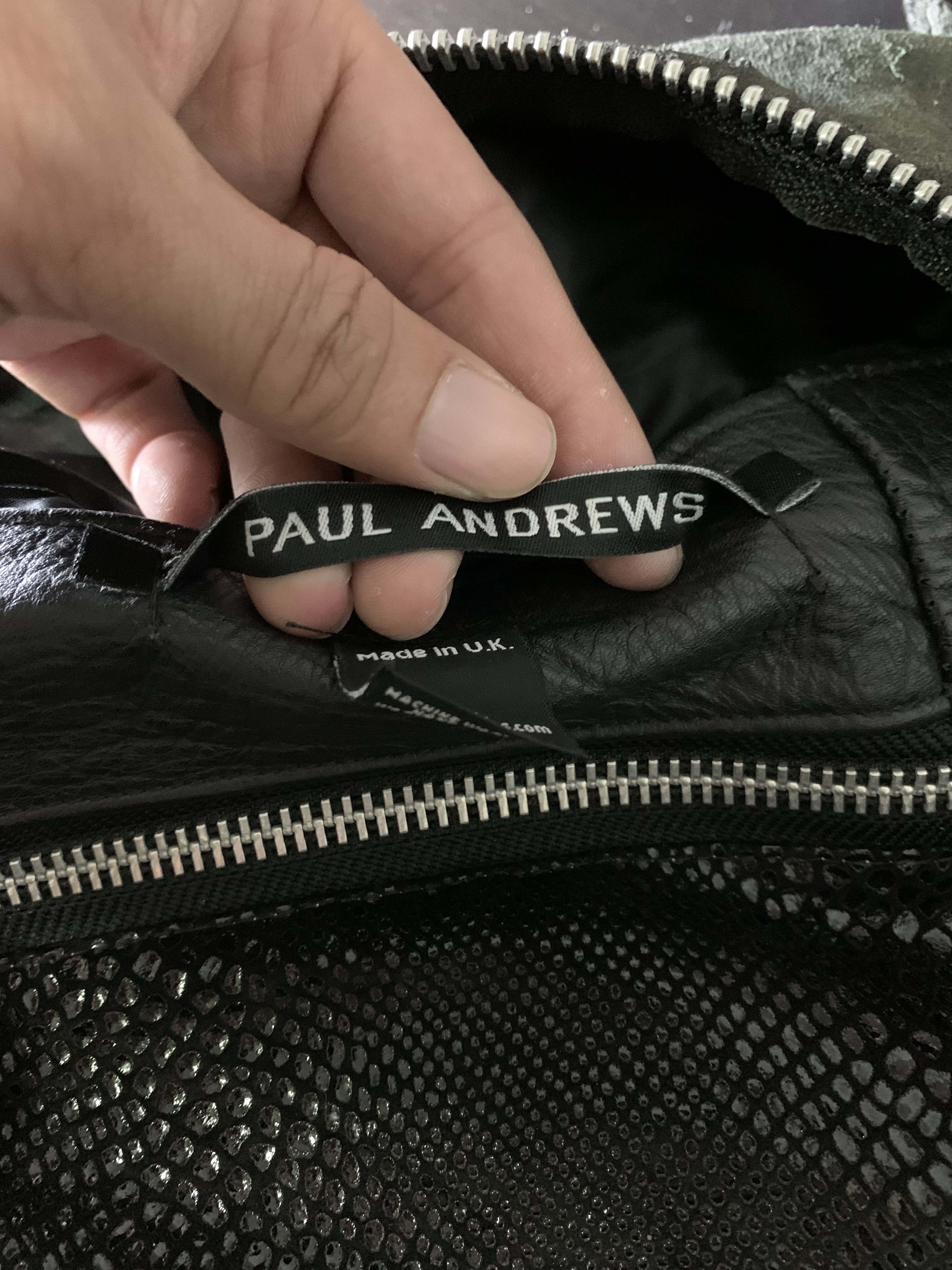Vinti Andrews Vinti Andrews Reconstructed Leather Jacket Travel Bag Size ONE SIZE - 17 Thumbnail