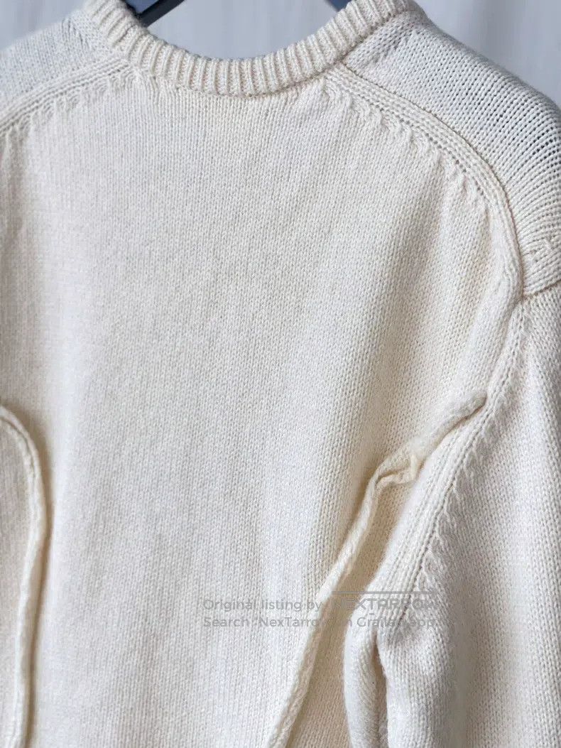 Comme des Garcons Comme Des Garcons Cream White Coarse Pleat Oversize Wool S Size M / US 6-8 / IT 42-44 - 8 Thumbnail