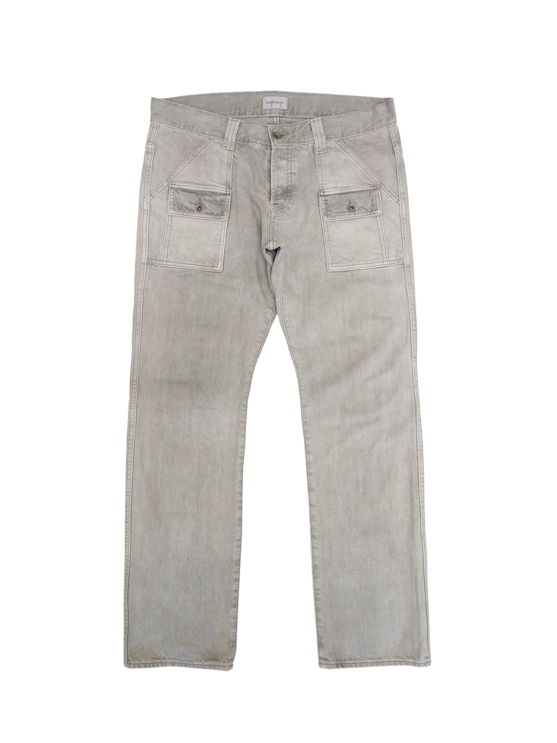 Comme des Garcons × Undercover Vintage Boycott Japan Grey Washed Bush Denim Pants Size US 34 / EU 50 - 1 Thumbnail
