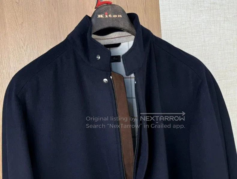 Loro Piana Loro Piana Navy Cashmere Coat. Size US M / EU 48-50 / 2 - 4 Thumbnail