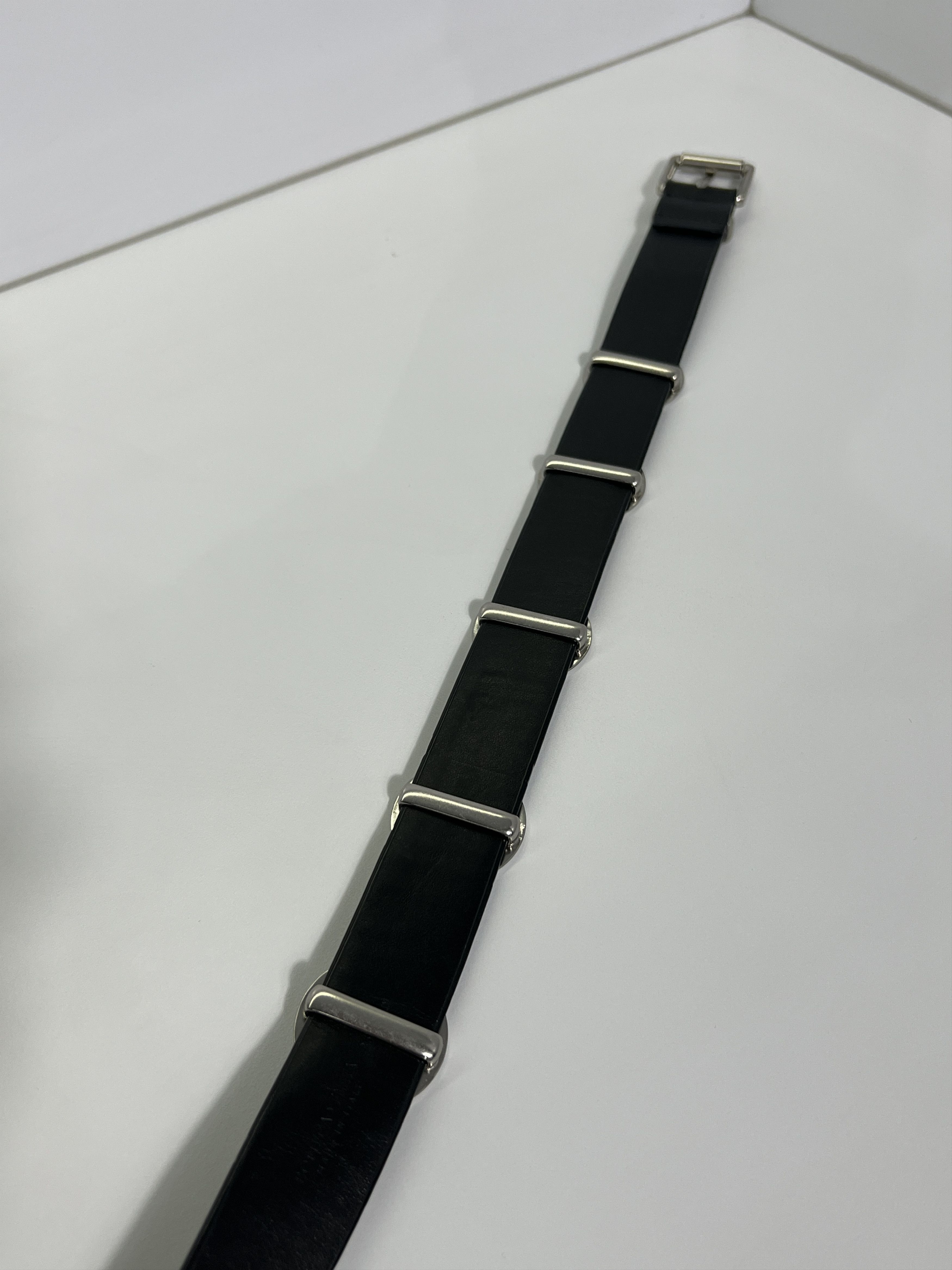 Bottega Veneta Bottega Veneta Studded Leather Belt Black 34inches / 85cm Size 34 - 3 Thumbnail