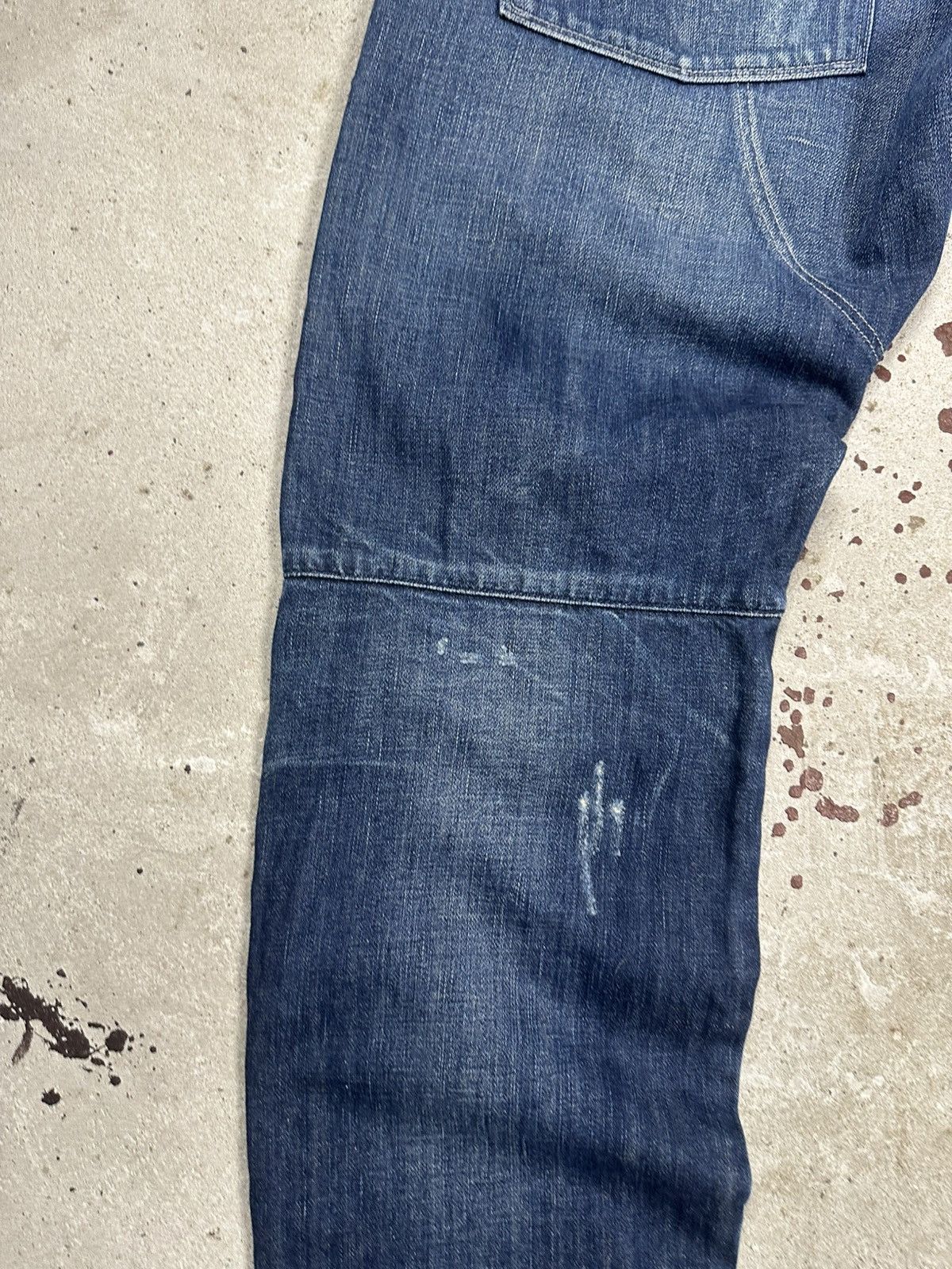 G-Star Vintage G Star Raw 5620 3D Low Tapered Double Knee Denim Size US 34 / EU 50 - 13 Thumbnail