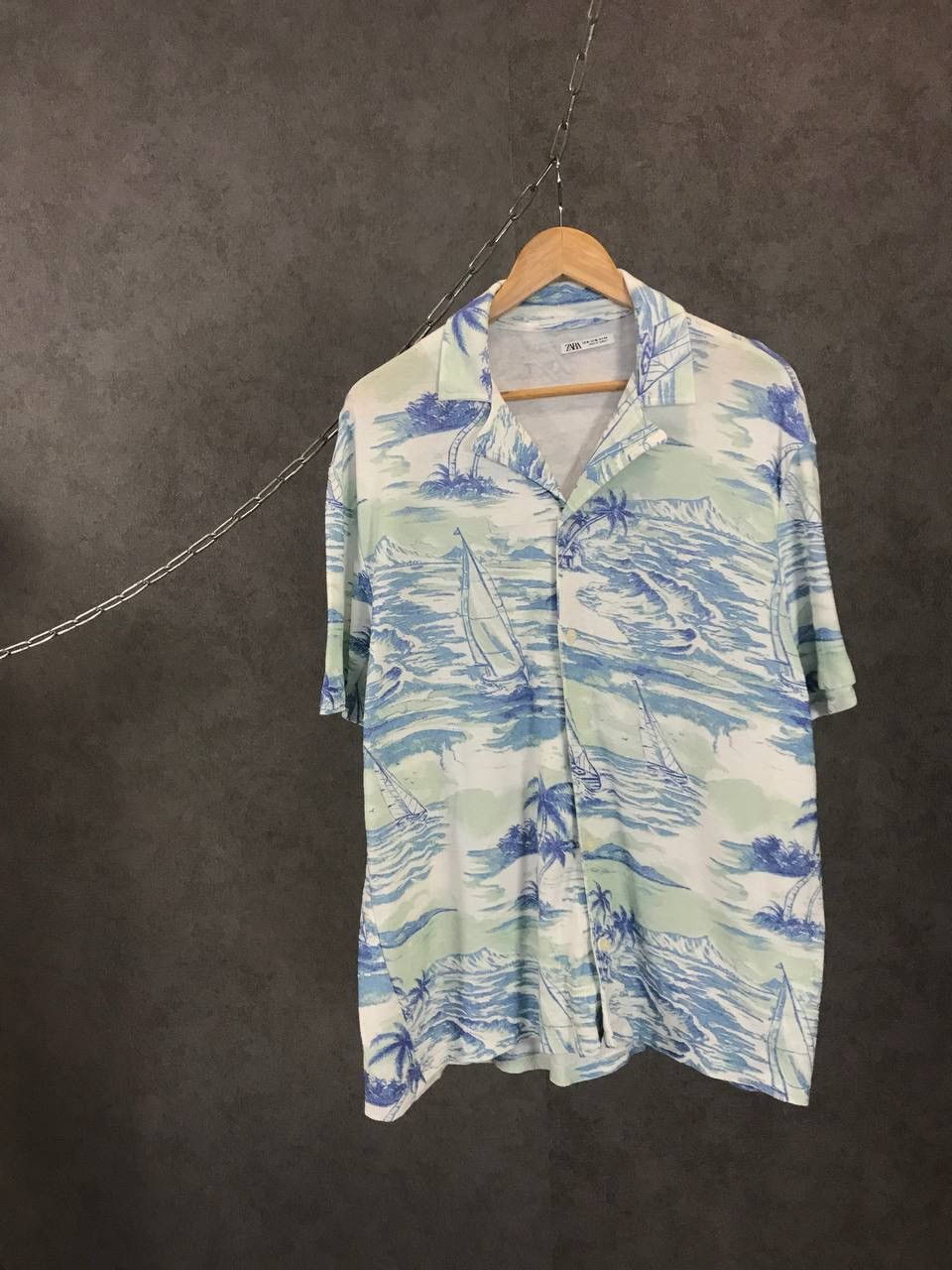 Zara Zara Man art crazy Hawaiian shirt Size US XL / EU 56 / 4 - 1 Thumbnail