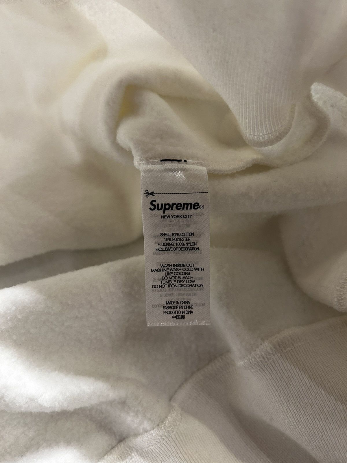 Supreme Supreme Team Flocked Hoodie Size US XXL / EU 58 / 5 - 7 Thumbnail
