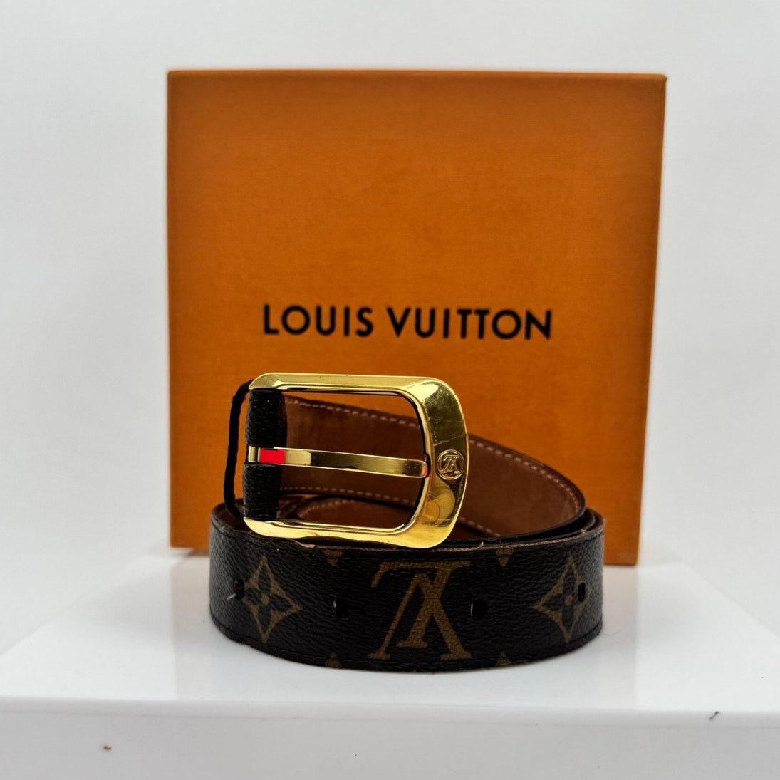 Louis Vuitton LOUIS VUITTON Monogram Vernis Suntulle Belt 80  display picture 1