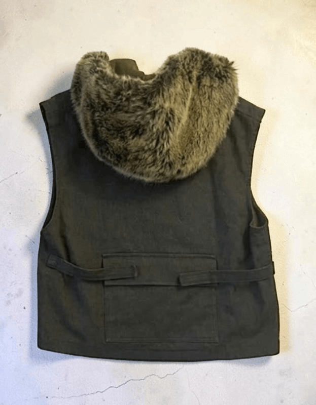 Dolce & Gabbana Dolce & Gabbana Dark Grey Fur Collar Utility Gilet Size US M / EU 48-50 / 2 - 2 Thumbnail