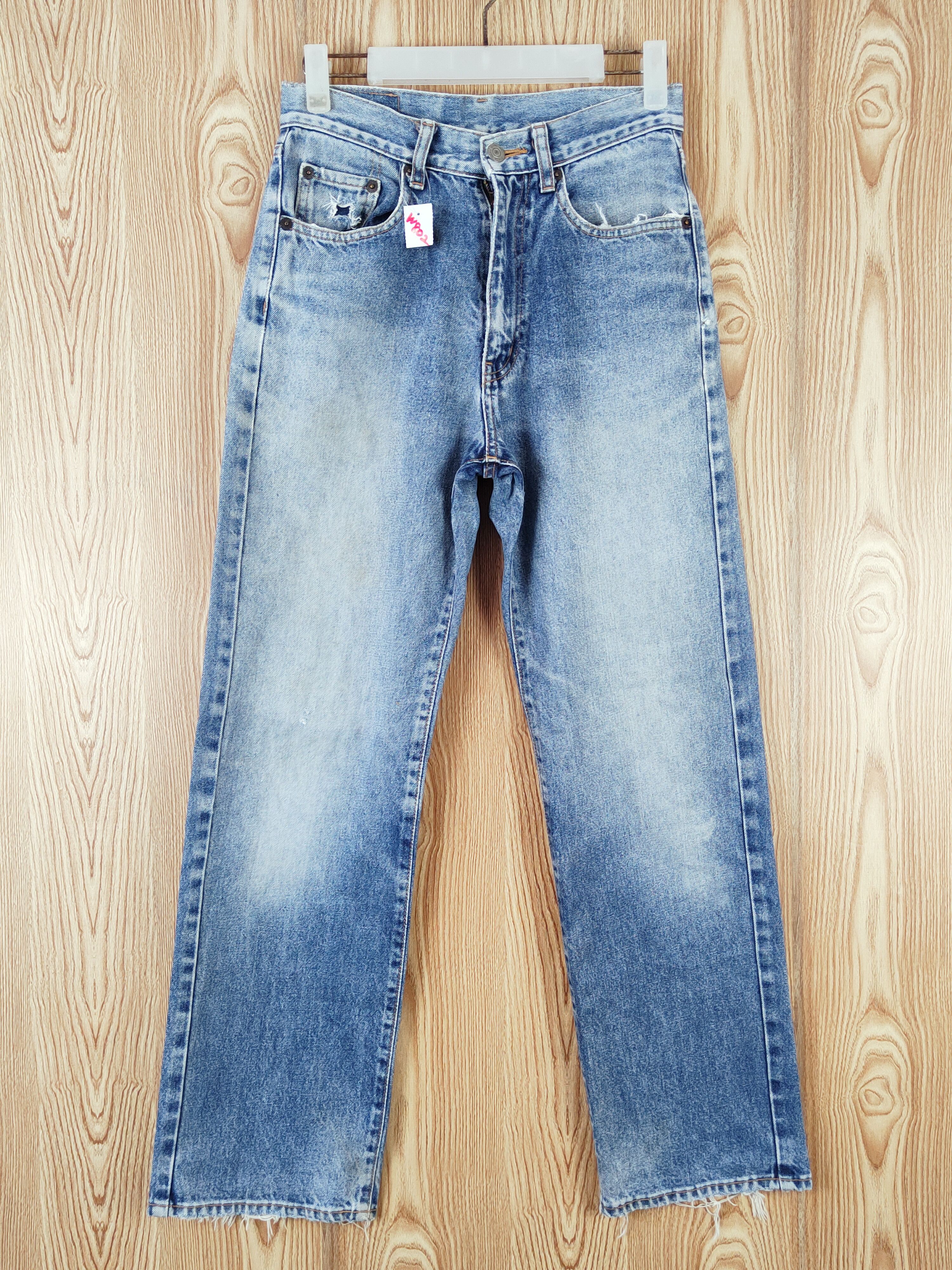 Japanese Brand Japanese Brand Blue Distressed Ripped denim Jeans #W802 Size US 28 / EU 44 - 1 Thumbnail