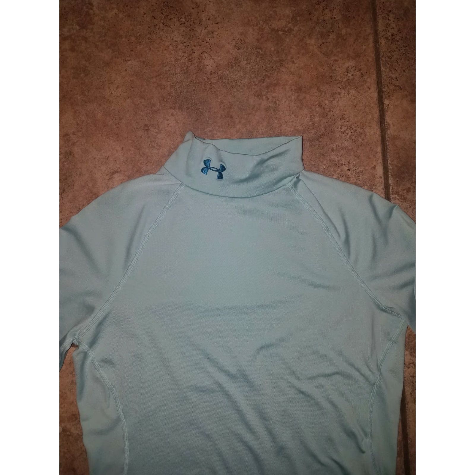 Under Armour Under Armour Fitted Women’s Long Sleeve T-Shirt M Blue Compression Activewear Shirt Womens M Size M / US 6-8 / IT 42-44 - 2 Thumbnail
