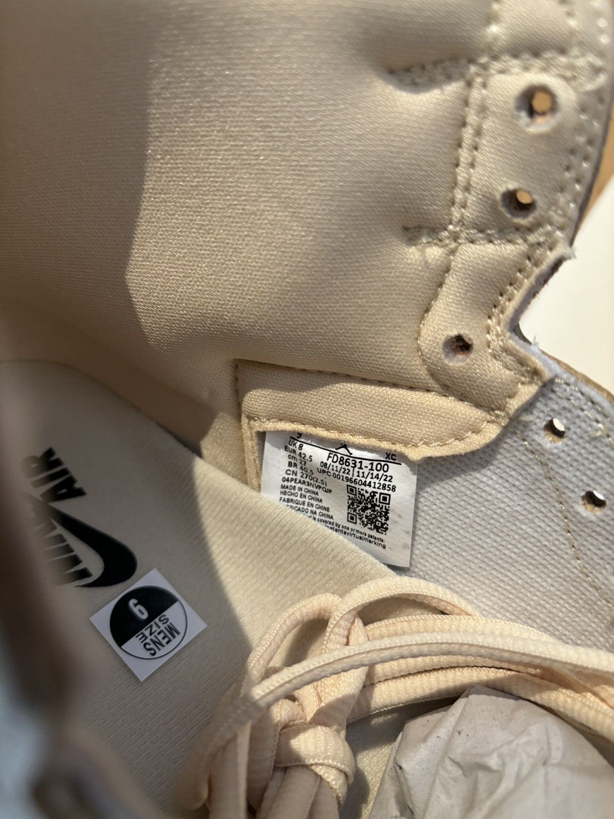 Jordan Brand × Nike Jordan 1 High Craft Vibrations of Naija Size US 9 / EU 42 - 8 Thumbnail