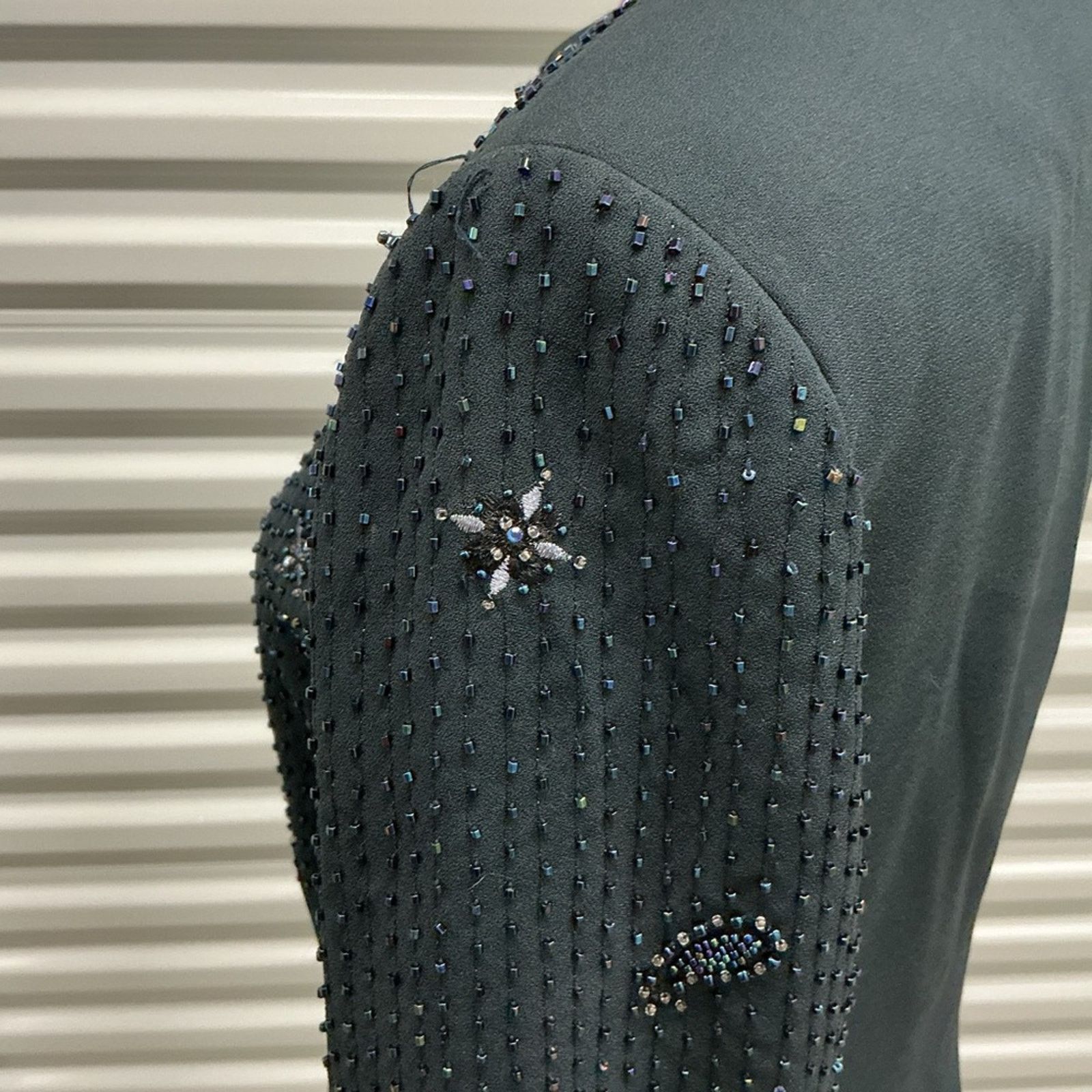 Other John Meyer Vintage Beaded Jacket Black Button Front Size XS Size XS / US 0-2 / IT 36-38 - 3 Thumbnail