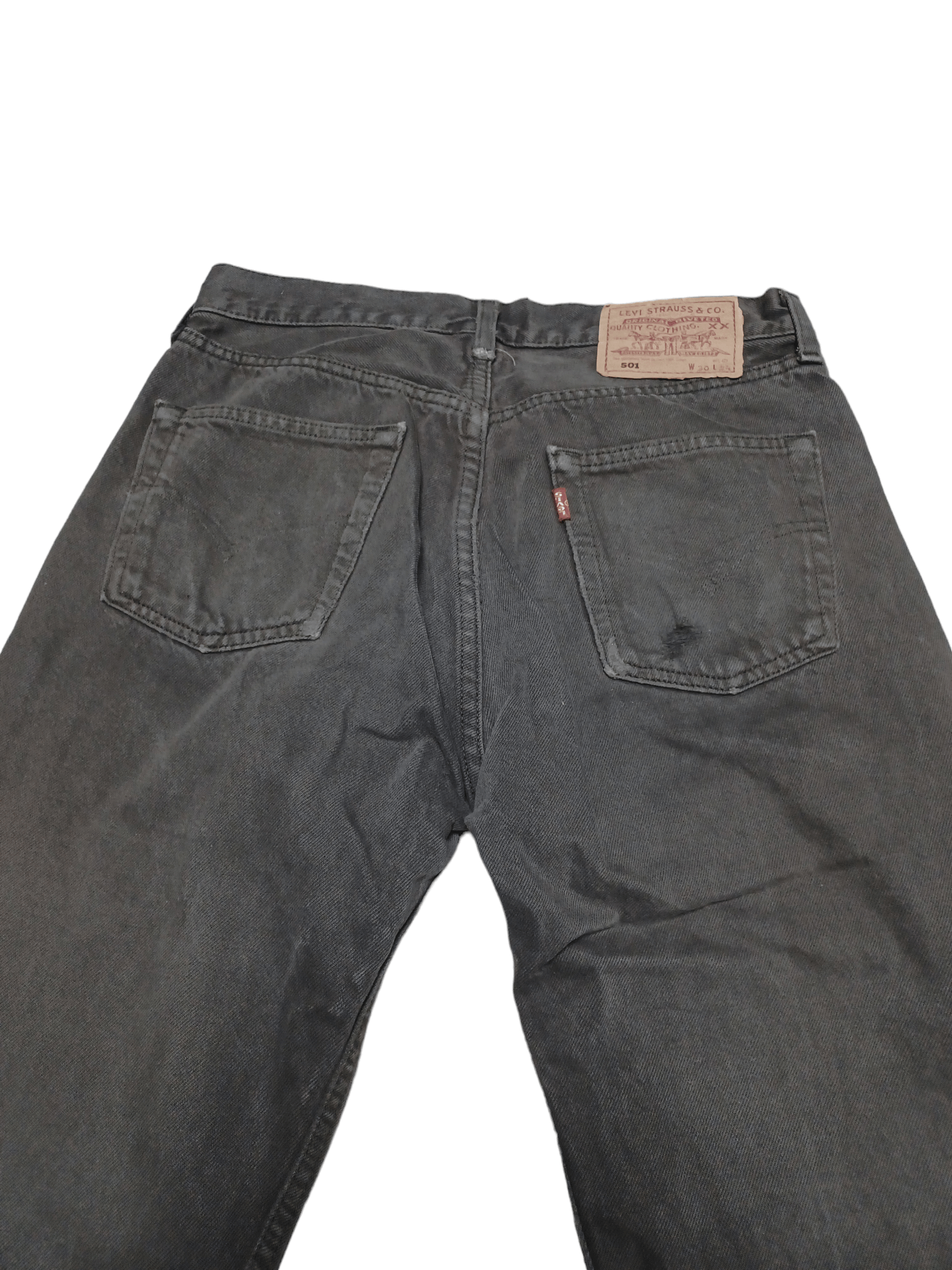 Levi's Vintage Clothing VINTAGE 90S MADE IN SPAIN DISTRESSED LEVIS 501 JEANS DENIM Size US 30 / EU 46 - 4 Thumbnail