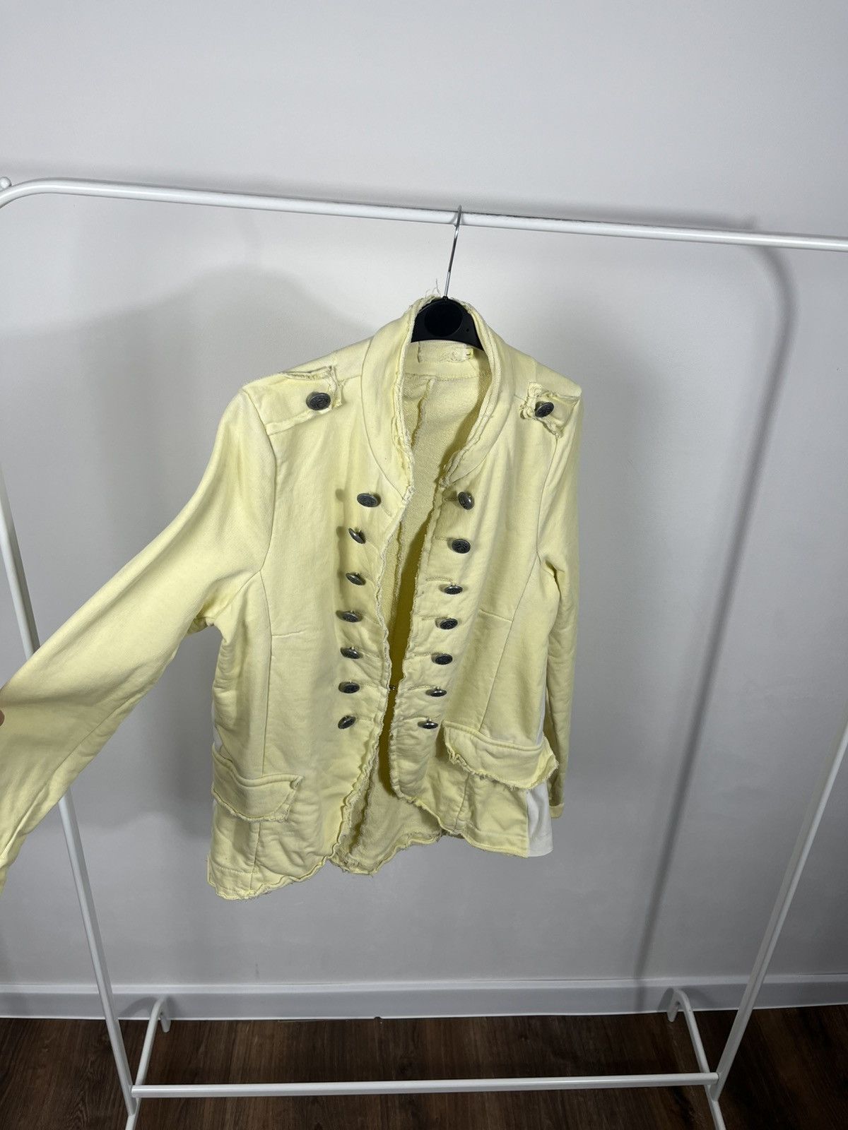 Other Women Napoleon Military Jacket Yellow Size S Button Front Size S / US 4 / IT 40 - 8 Thumbnail