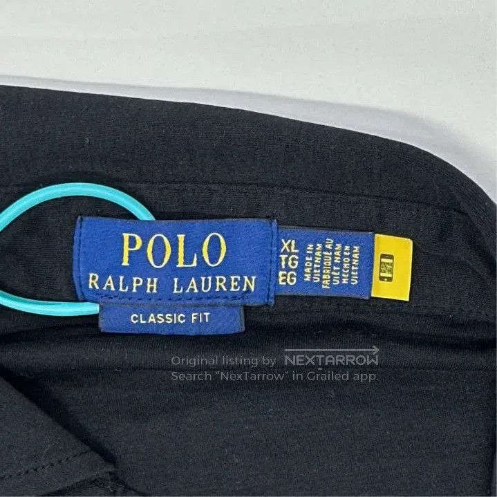 Polo Ralph Lauren Polo Ralph Lauren Men's Black Pony Embroidery Polo Shirt. Size US XL / EU 56 / 4 - 4 Thumbnail