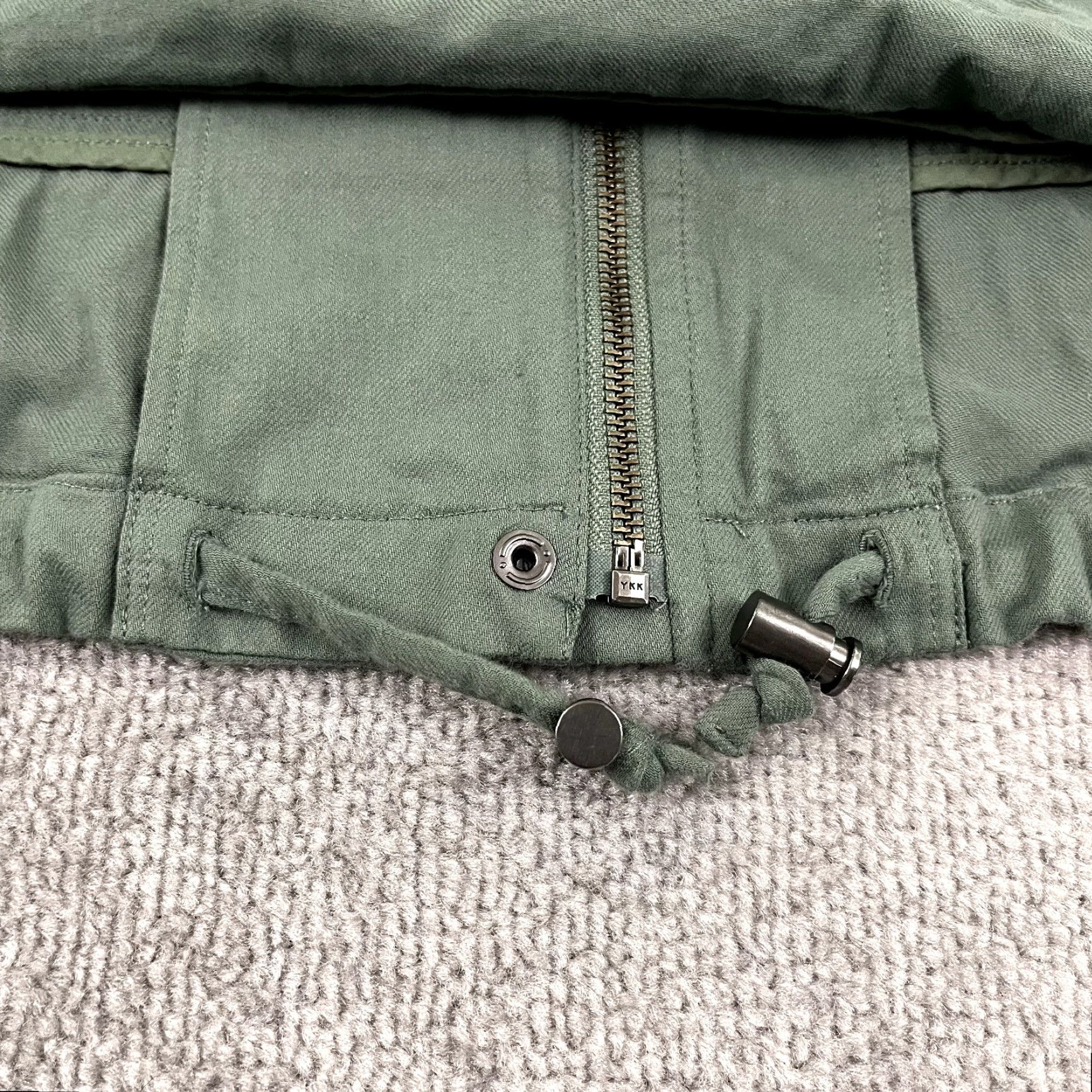 Eileen Fisher VINTAGE EILEEN FISHER Jacket Women’s Medium Green Utility Cotton Full Zip Pockets Casual Office Outdoor Size M / US 6-8 / IT 42-44 - 7 Thumbnail