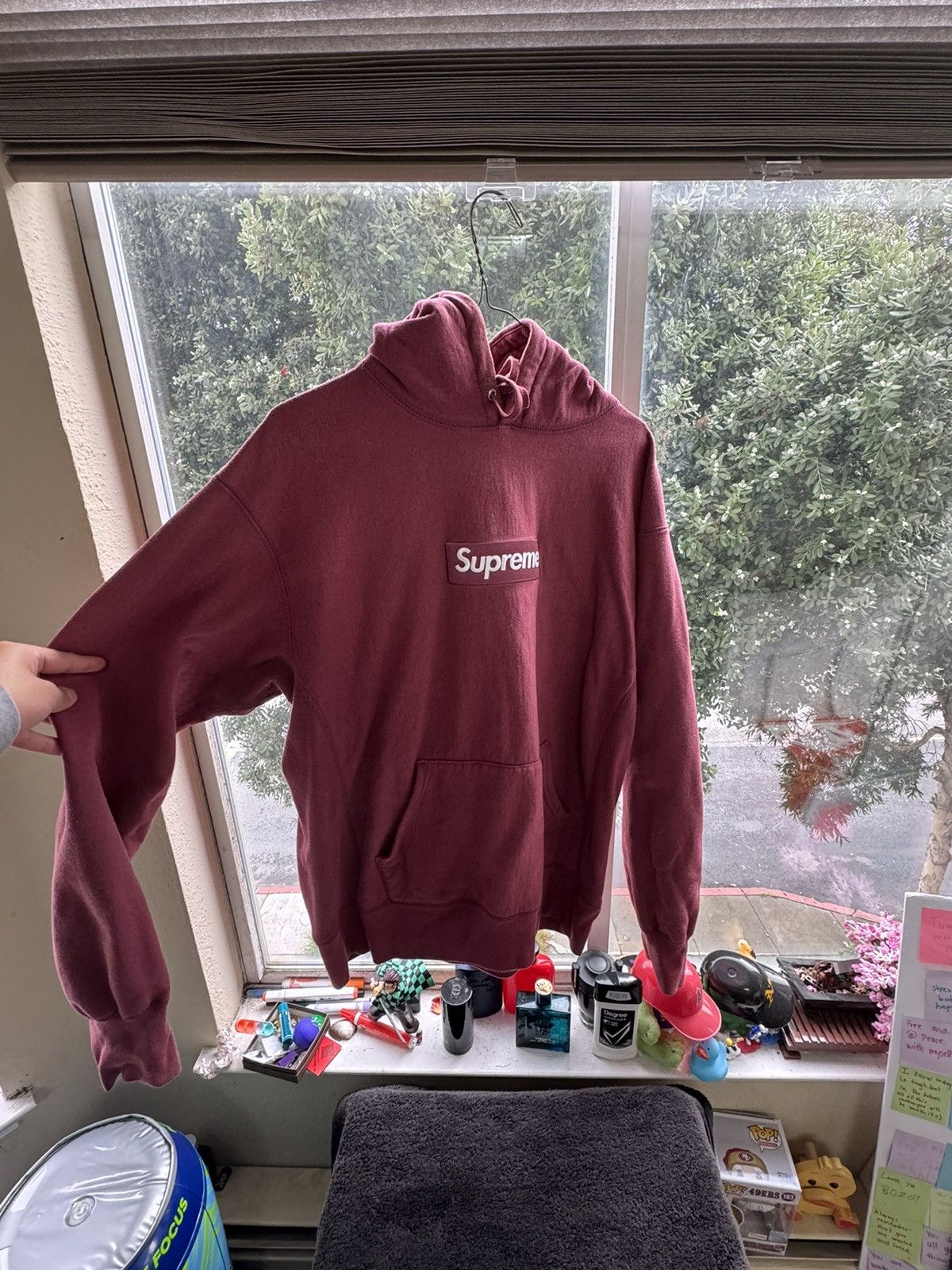 Supreme Supreme Box Logo Hoodie Plum | Grailed