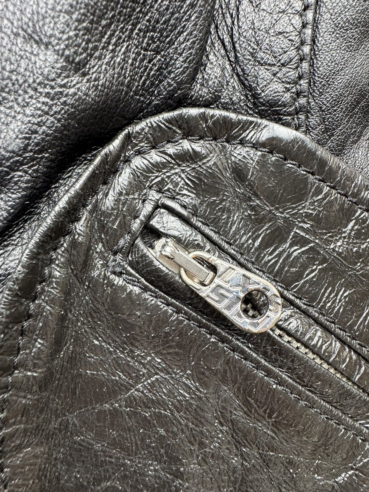 Genuine Leather Miss Sixty Vintage Leather Biker Jacket Size S / US 4 / IT 40 - 4 Thumbnail